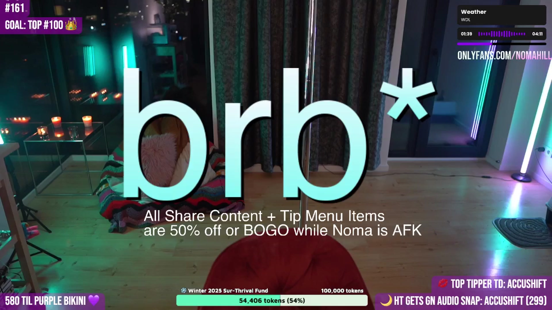 Gallery image thumbnail from Noma_Hill's myfreecams stream on, 11/11/2025, 24:08 image 11 of 20