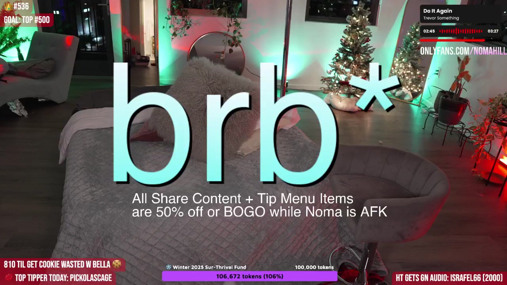 Gallery image thumbnail from Noma_Hill's myfreecams stream on, 12/07/2025, 05:55 image 7 of 20
