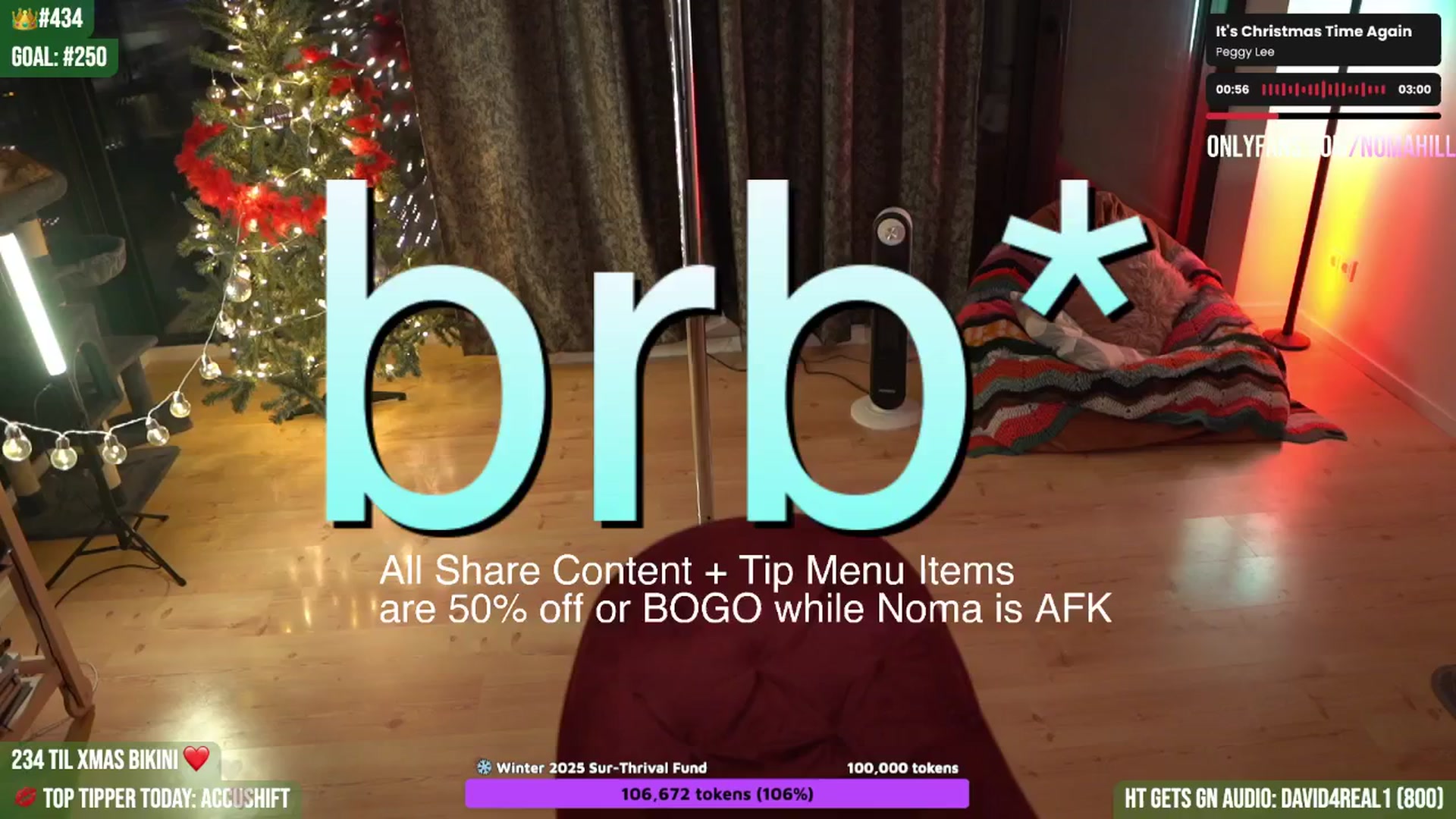 Gallery image thumbnail from Noma_Hill's myfreecams stream on, 12/14/2025, 24:02 image 6 of 20