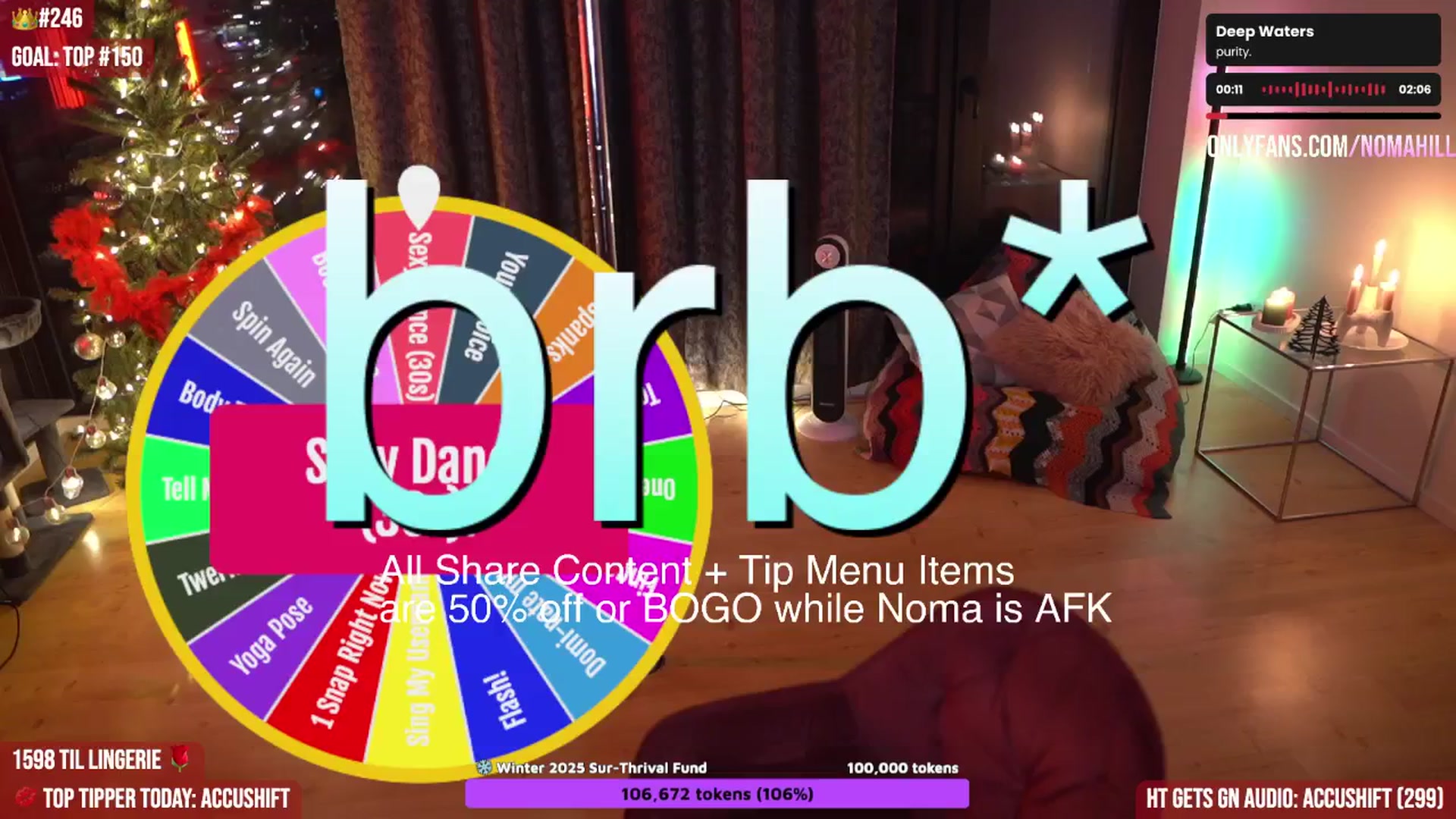 Gallery image thumbnail from Noma_Hill's myfreecams stream on, 12/17/2025, 24:01 image 7 of 20