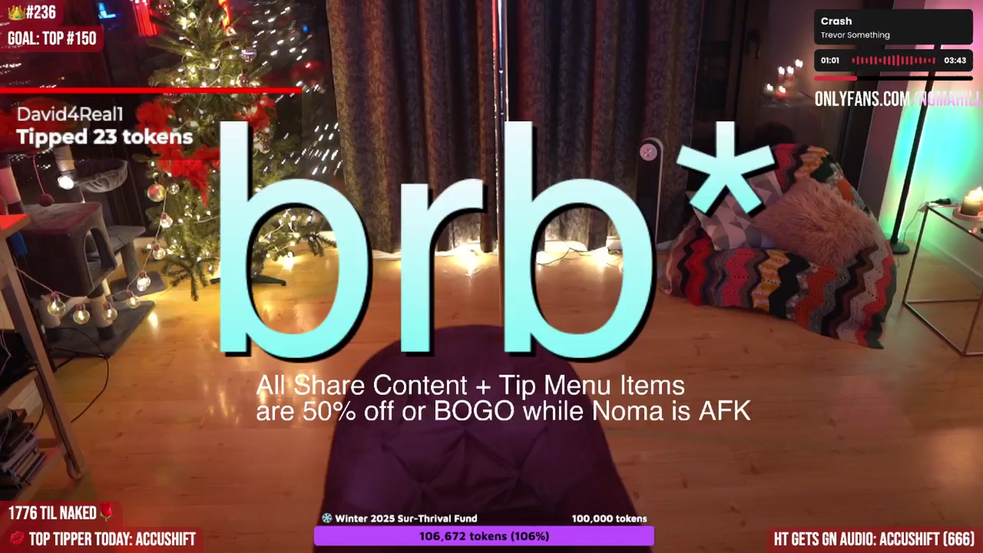 Gallery image thumbnail from Noma_Hill's myfreecams stream on, 12/17/2025, 02:46 image 9 of 20