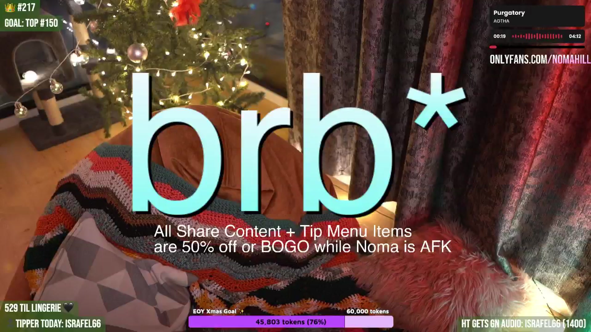 Gallery image thumbnail from Noma_Hill's myfreecams stream on, 12/21/2025, 22:09 image 5 of 20