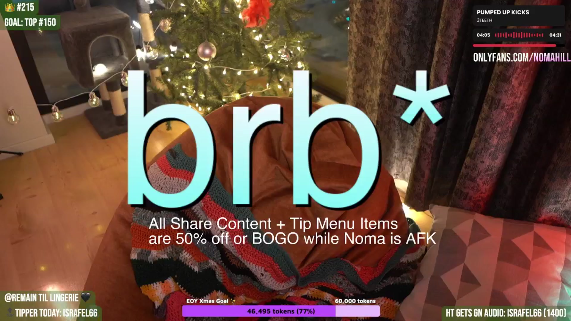 Gallery image thumbnail from Noma_Hill's myfreecams stream on, 12/21/2025, 22:09 image 9 of 20