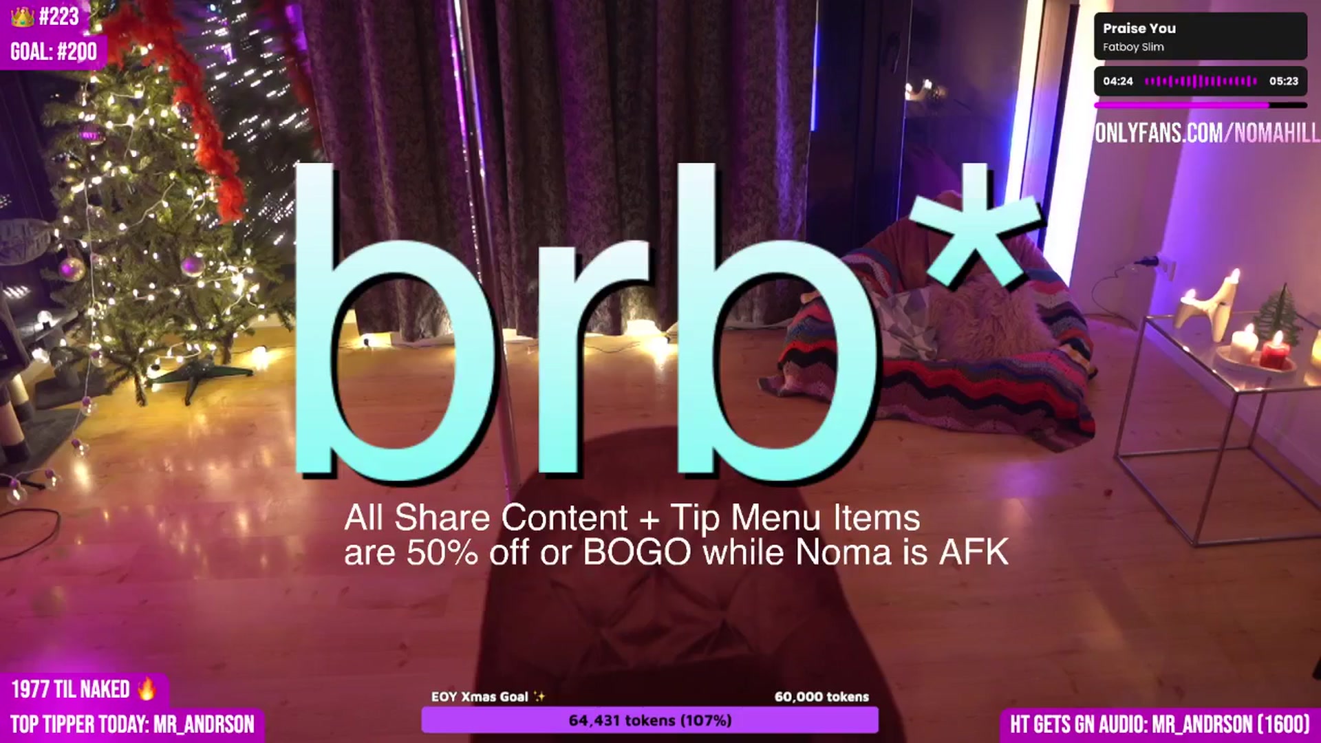 Gallery image thumbnail from Noma_Hill's myfreecams stream on, 12/28/2025, 24:51 image 10 of 20