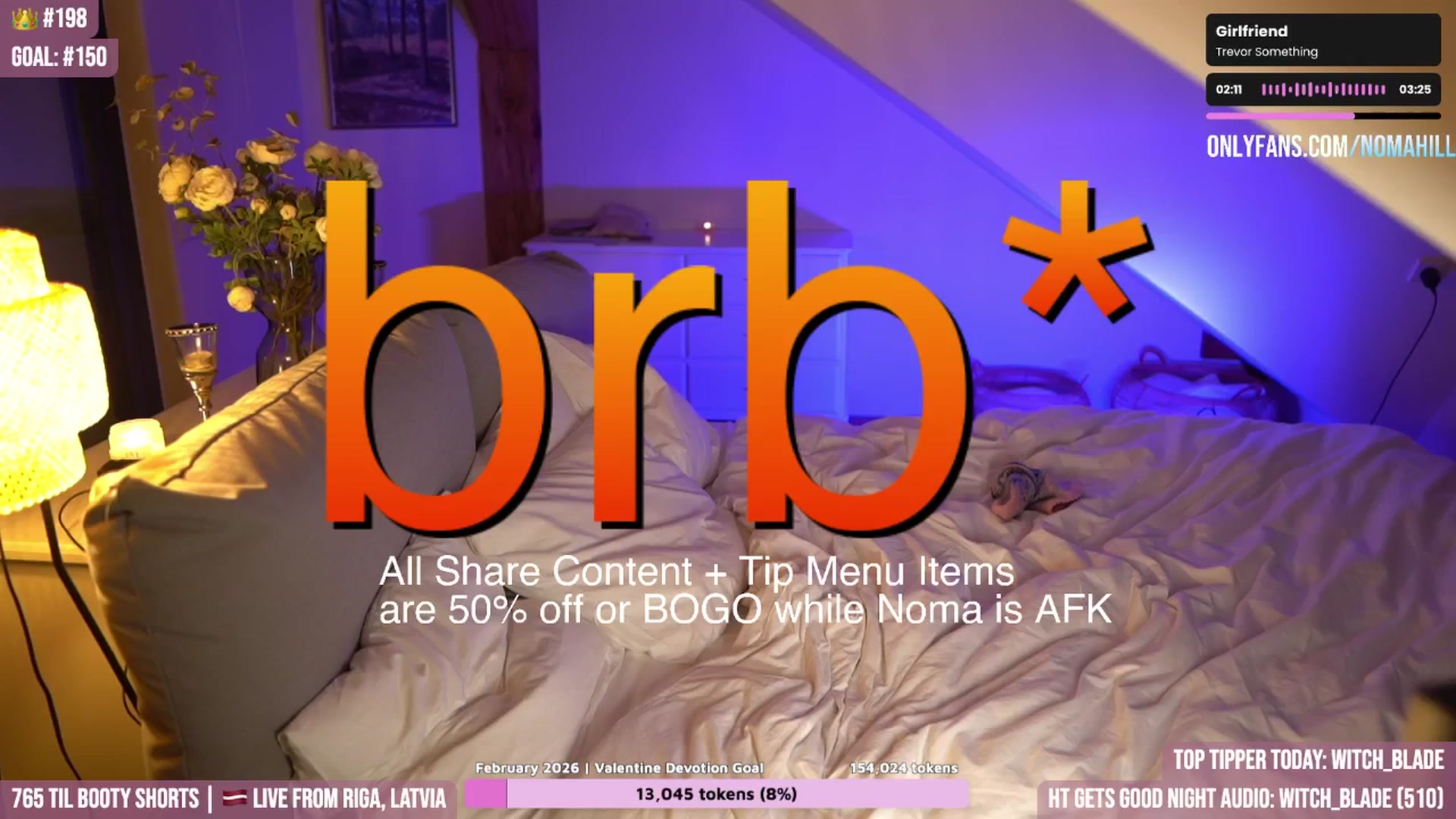 Gallery image thumbnail from Noma_Hill's myfreecams stream on, 02/13/2026, 24:06 image 11 of 20