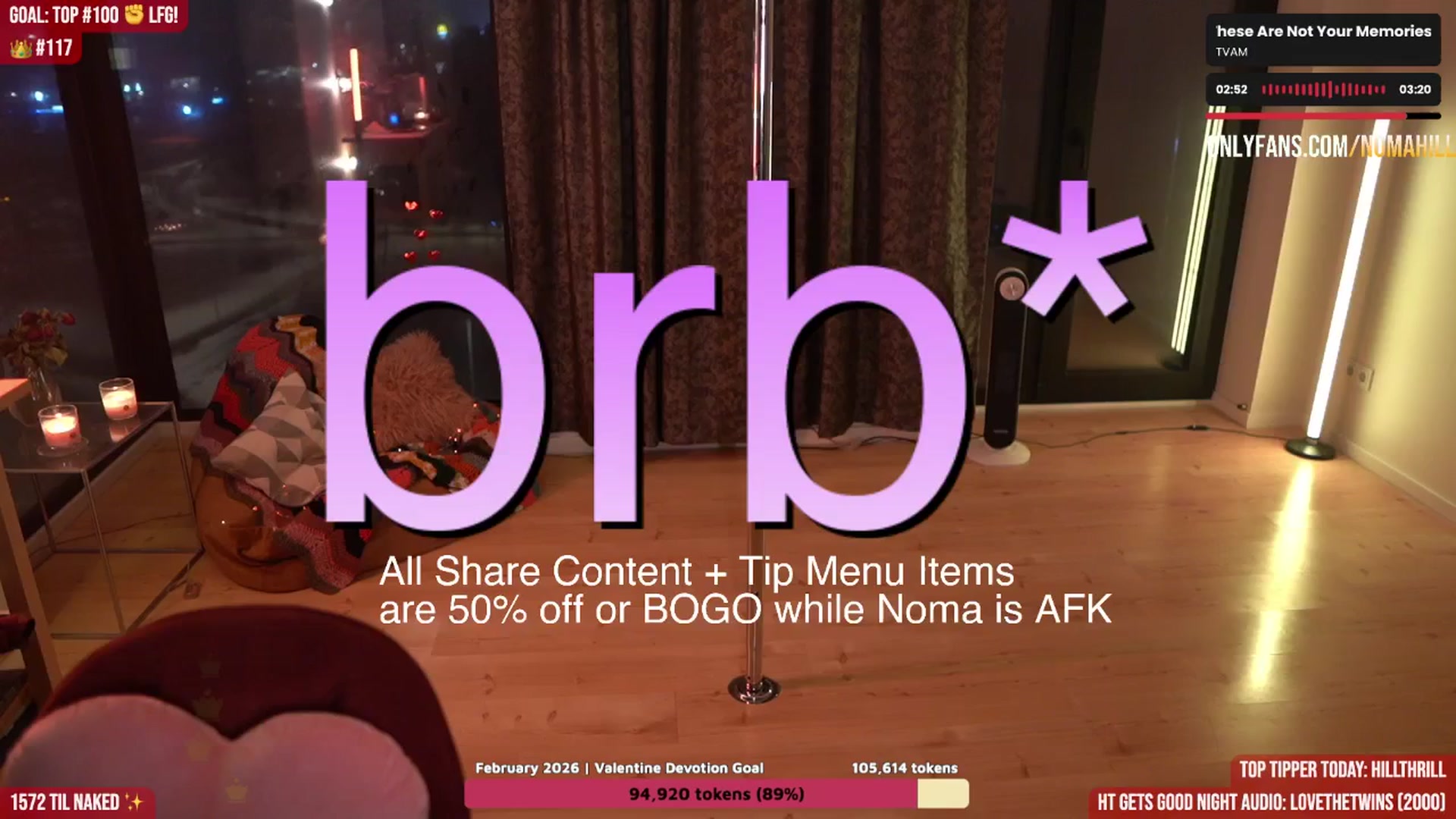 Gallery image thumbnail from Noma_Hill's myfreecams stream on, 03/01/2026, 03:10 image 7 of 20