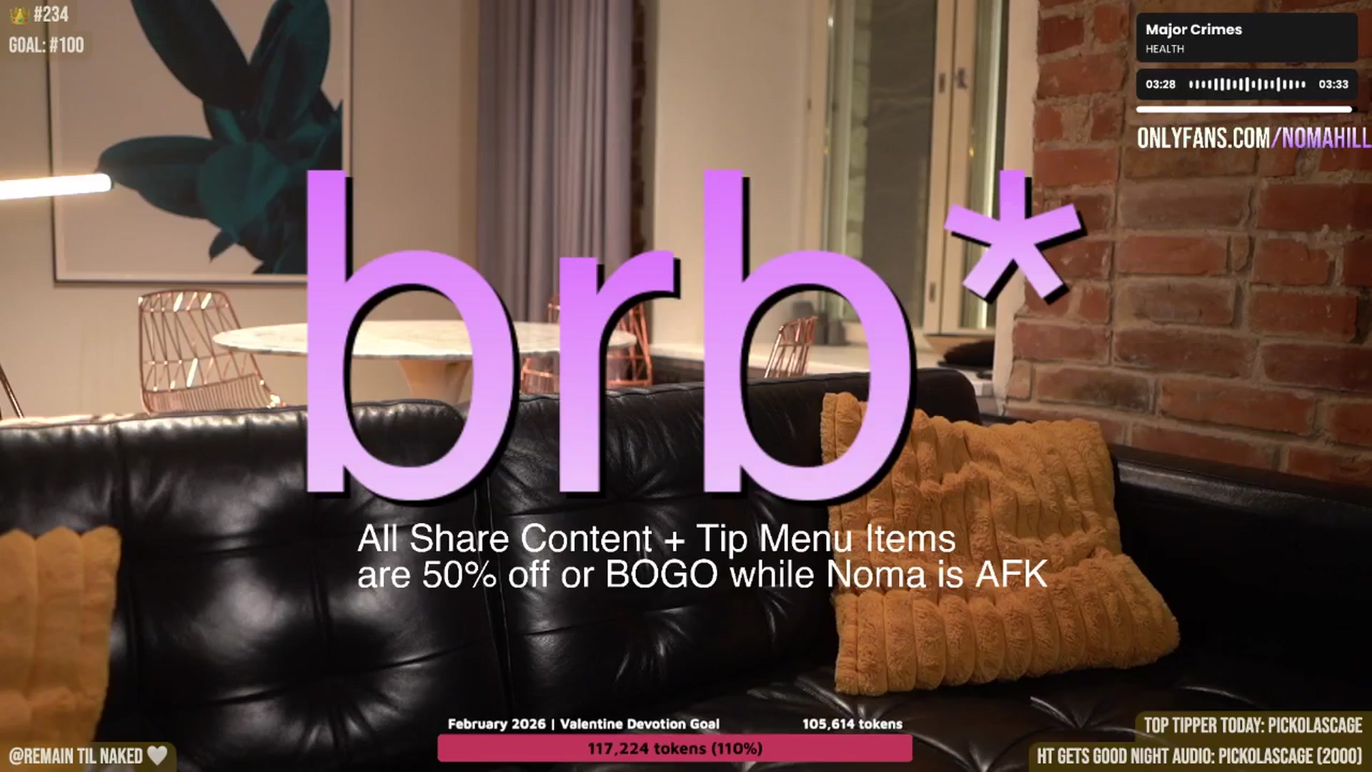 Gallery image thumbnail from Noma_Hill's myfreecams stream on, 03/07/2026, 03:29 image 8 of 20
