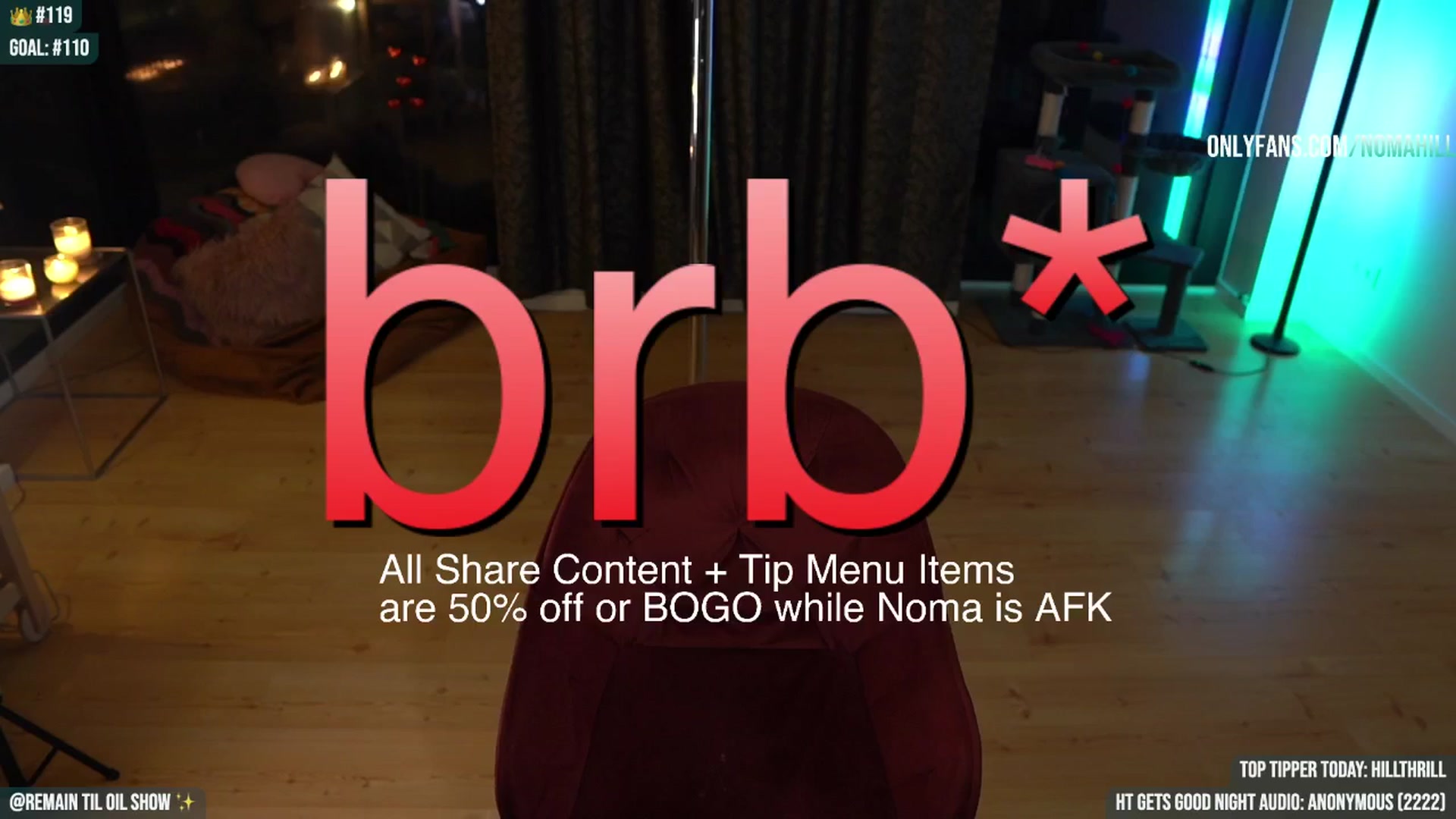 Gallery image thumbnail from Noma_Hill's myfreecams stream on, 04/12/2026, 03:53 image 7 of 20