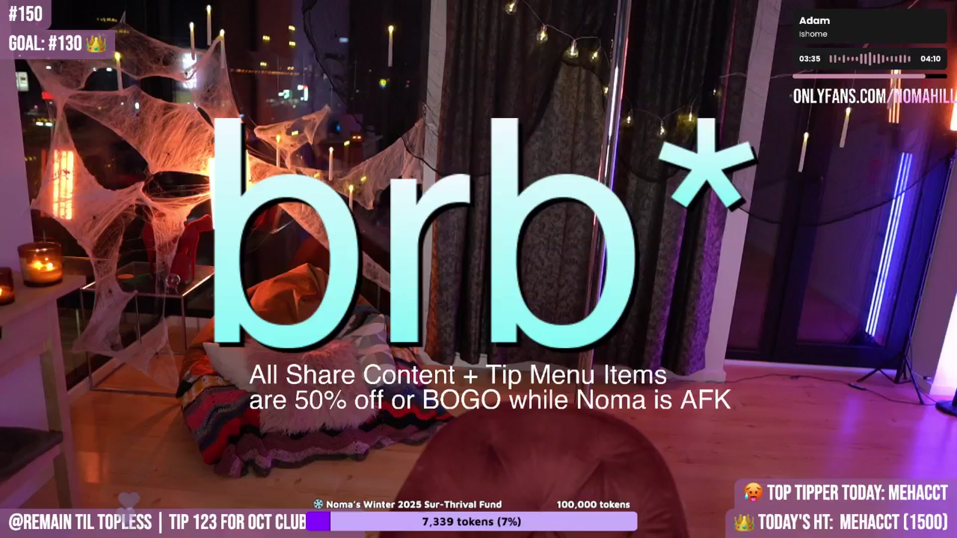 Gallery image thumbnail from Noma_Kitty's myfreecams stream on, 10/11/2025, 01:09 image 12 of 20