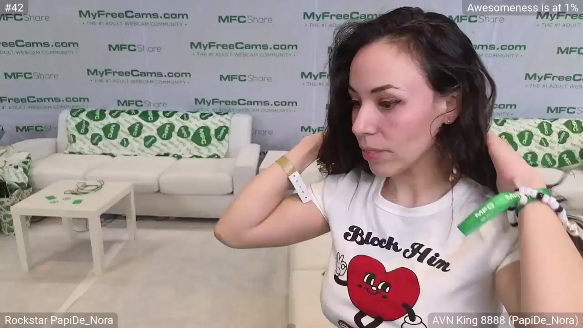 Gallery image thumbnail from Noramex's myfreecams stream on, 01/25/2025, 22:22 image 17 of 20