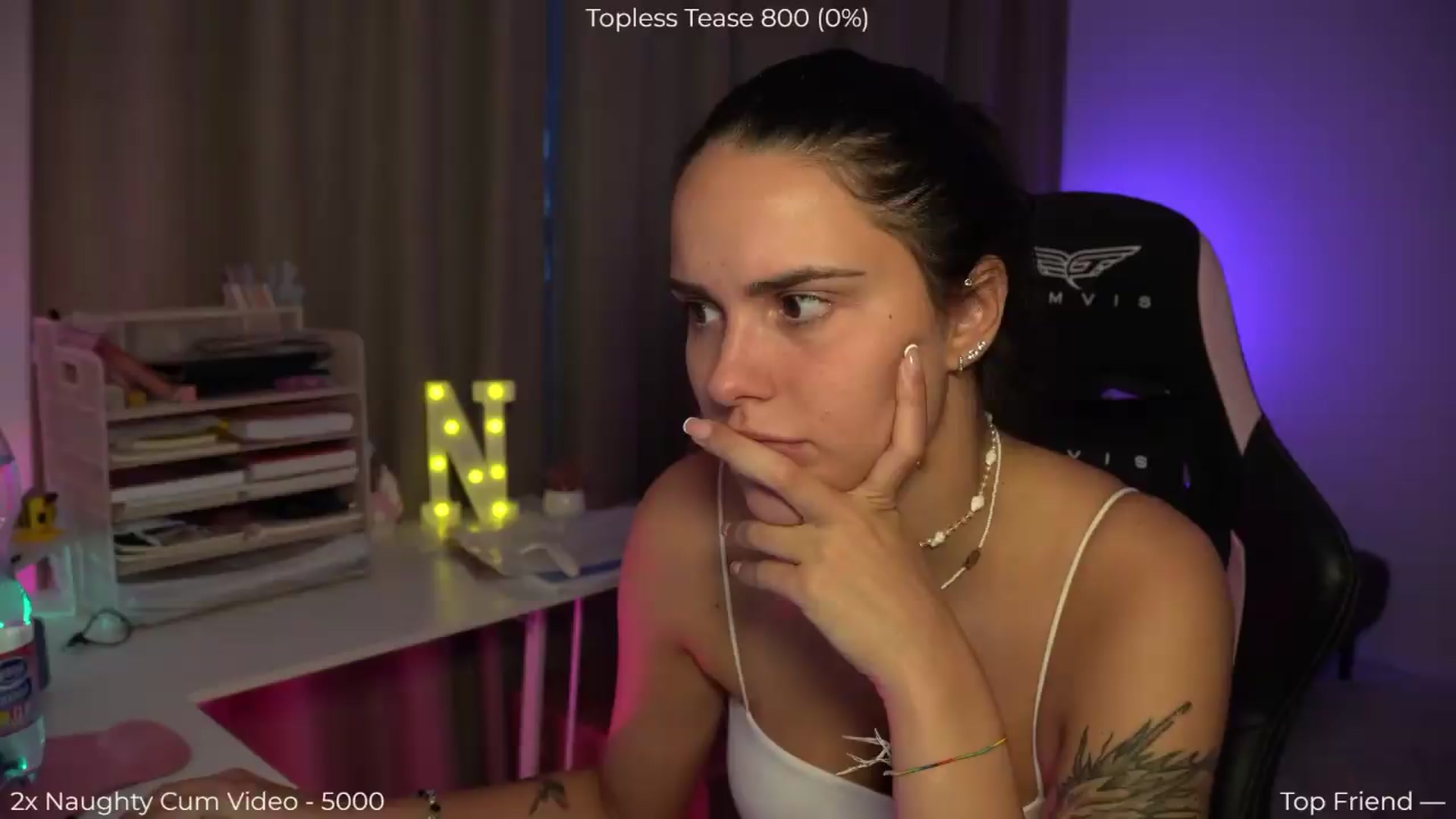 Gallery image thumbnail from NotYourNaomi's myfreecams stream on, 07/19/2026, 21:21 image 1 of 20