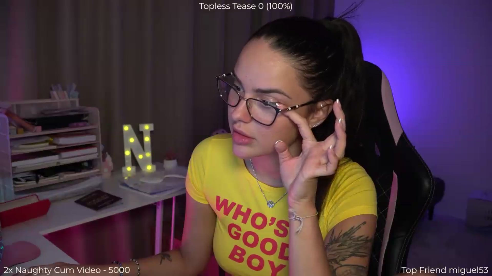 Gallery image thumbnail from NotYourNaomi's myfreecams stream on, 08/16/2026, 20:54 image 18 of 20