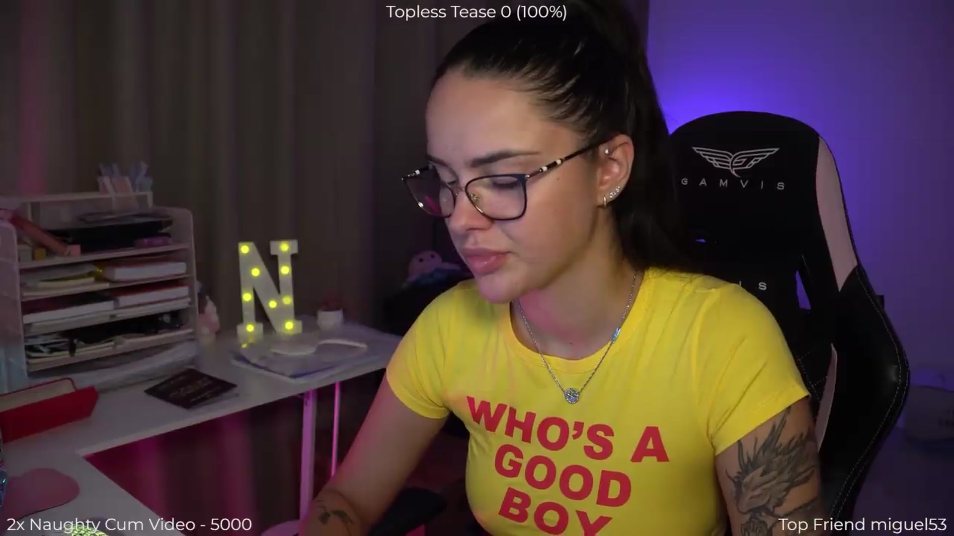 Gallery image thumbnail from NotYourNaomi's myfreecams stream on, 08/16/2026, 20:54 image 14 of 20