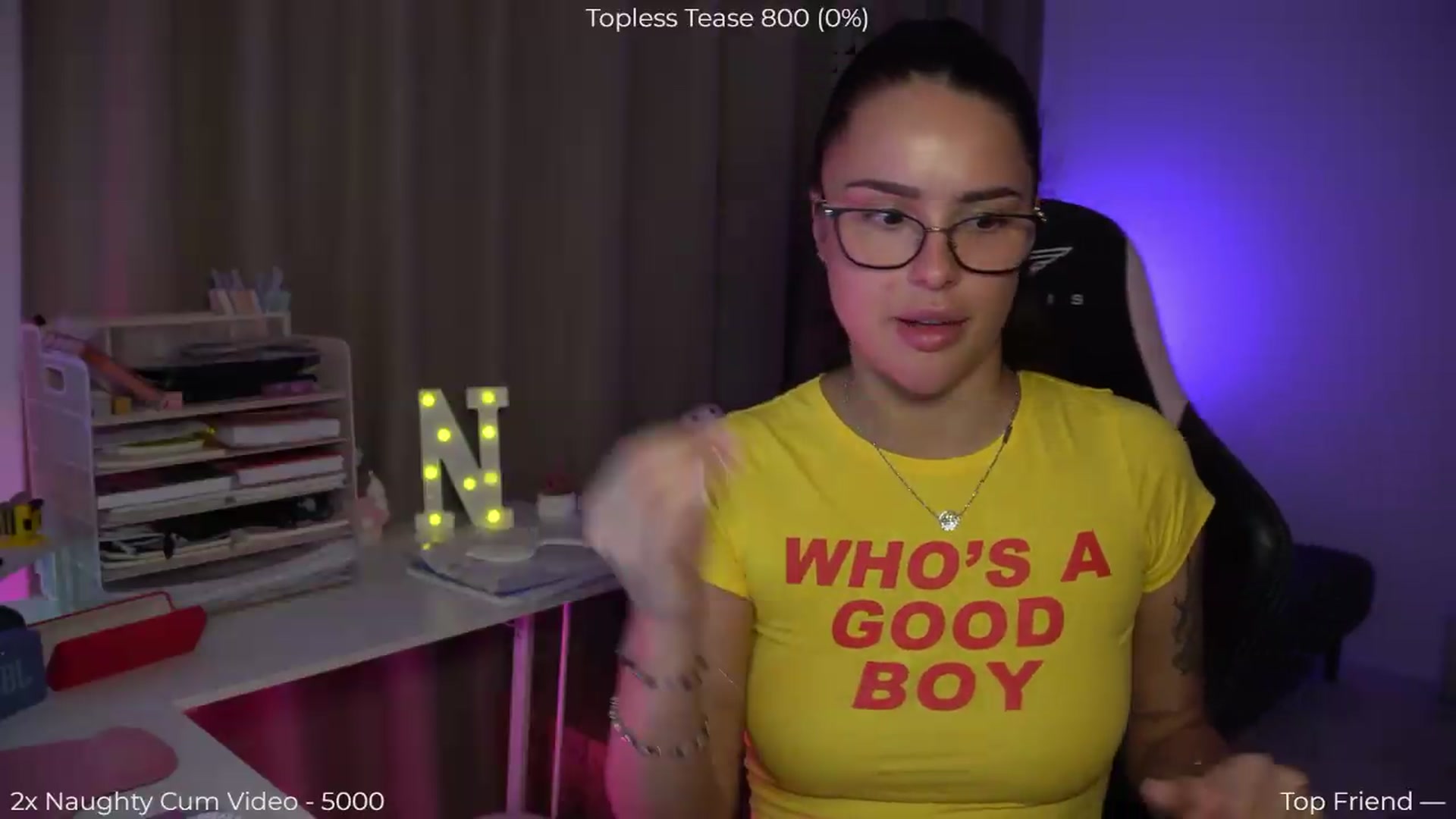 Gallery image thumbnail from NotYourNaomi's myfreecams stream on, 08/16/2026, 20:54 image 6 of 20