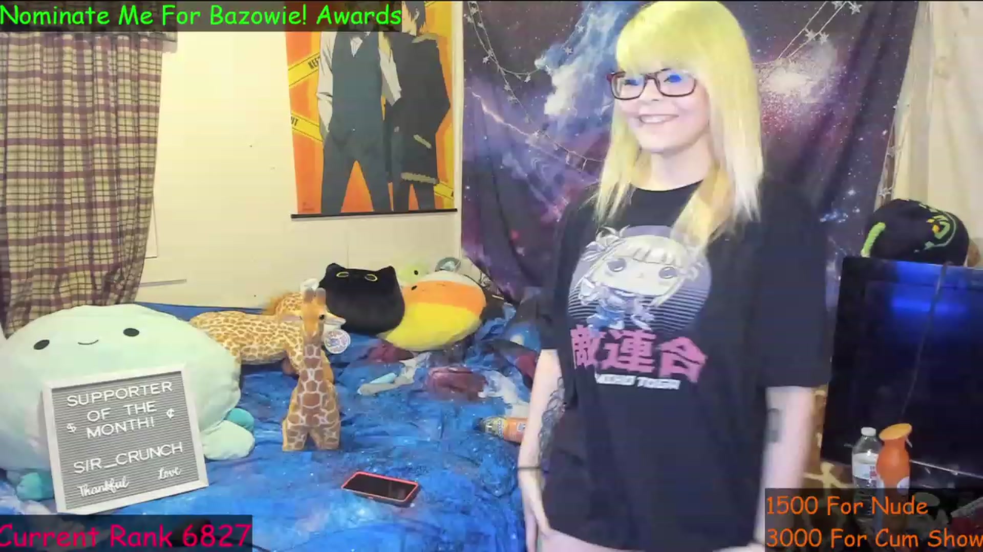 Gallery image thumbnail from NovaSquid's myfreecams stream on, 02/03/2023, 03:33 image 2 of 20