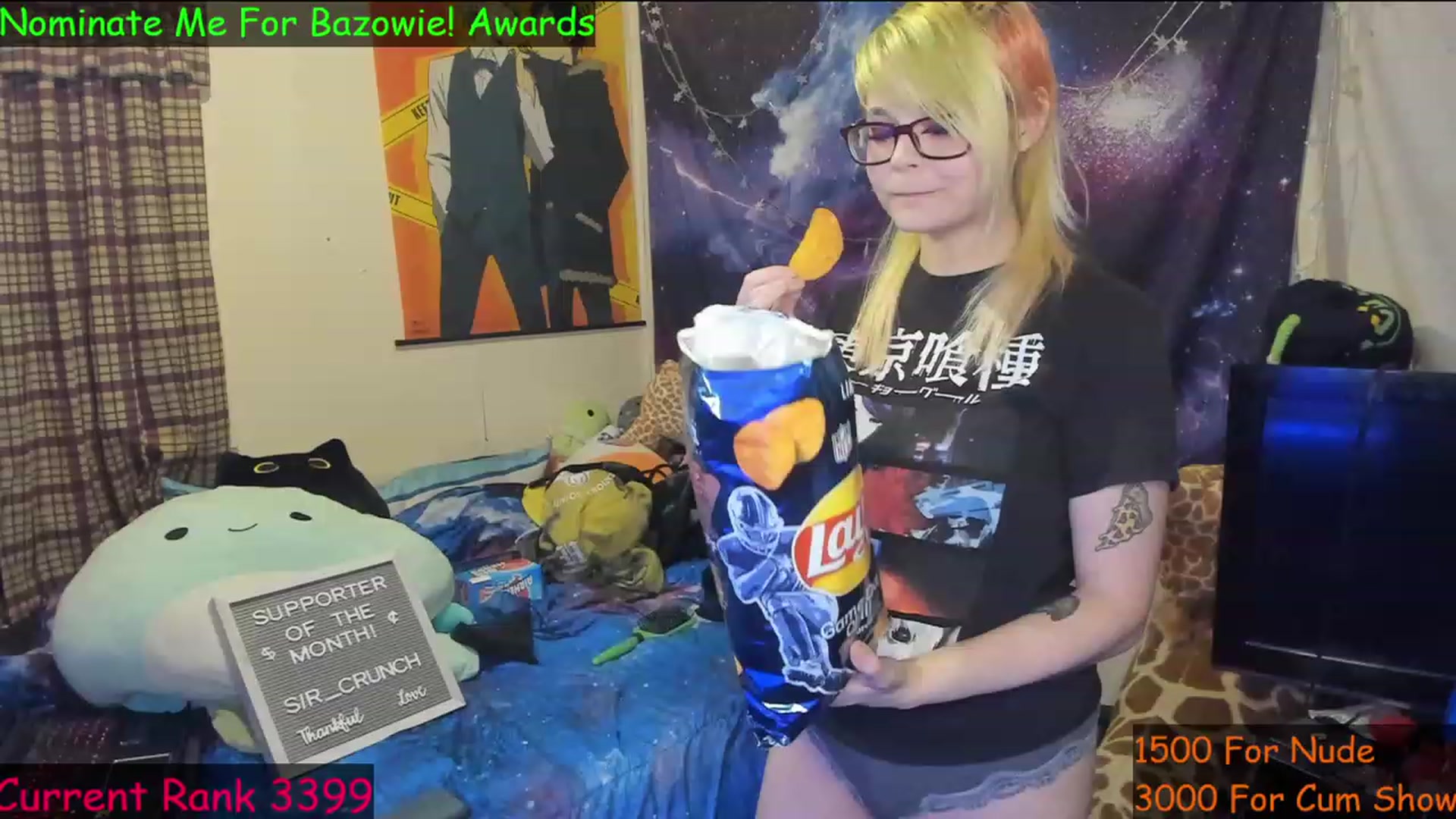 Gallery image thumbnail from NovaSquid's myfreecams stream on, 02/05/2023, 03:14 image 3 of 20