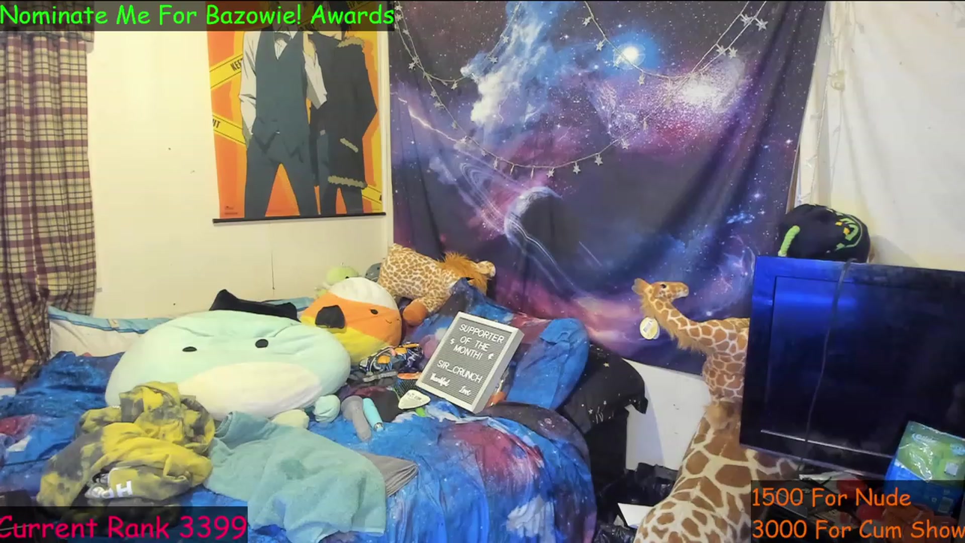 Gallery image thumbnail from NovaSquid's myfreecams stream on, 02/05/2023, 03:14 image 20 of 20