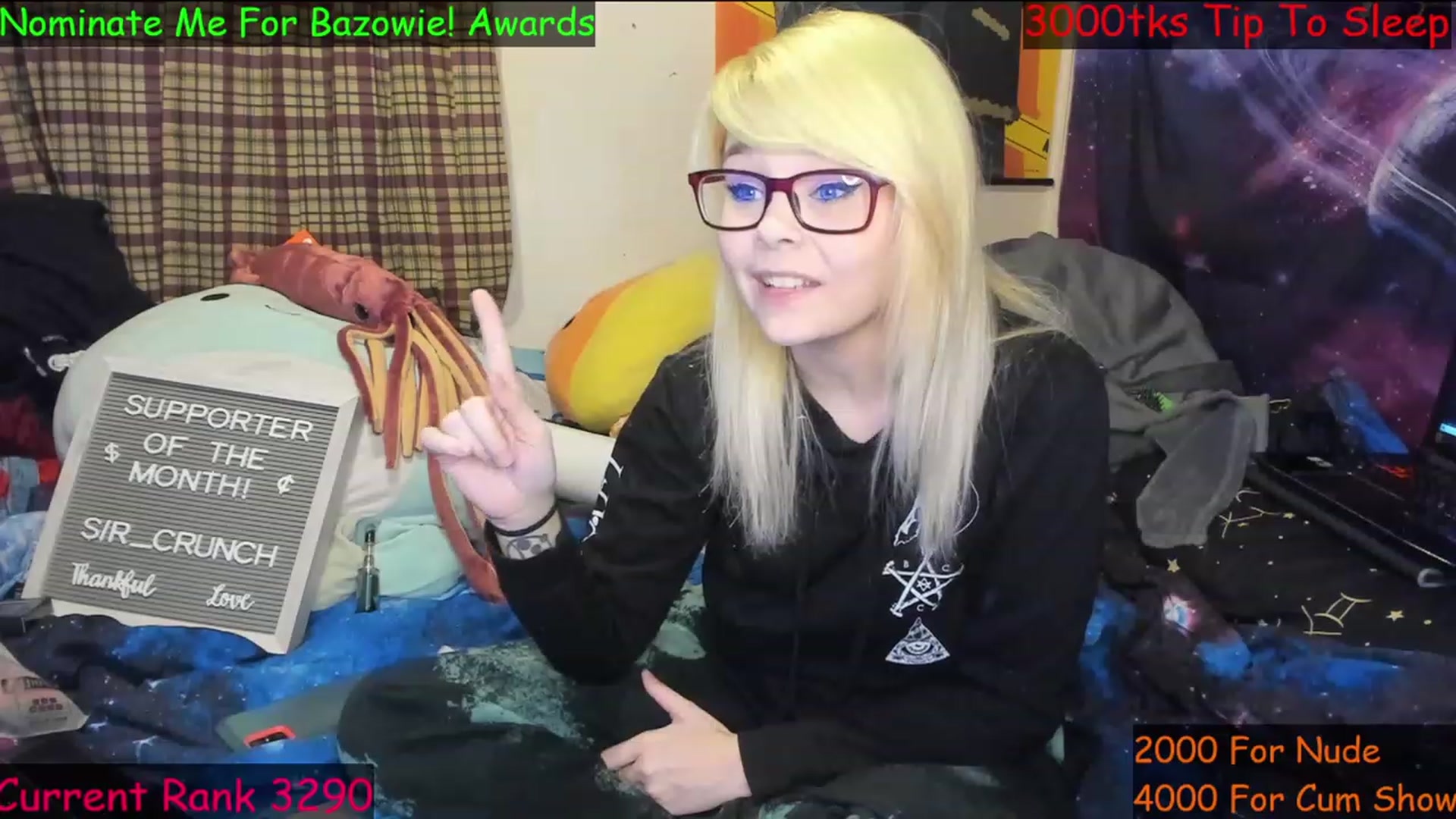 Gallery image thumbnail from NovaSquid's myfreecams stream on, 02/11/2023, 03:51 image 13 of 20