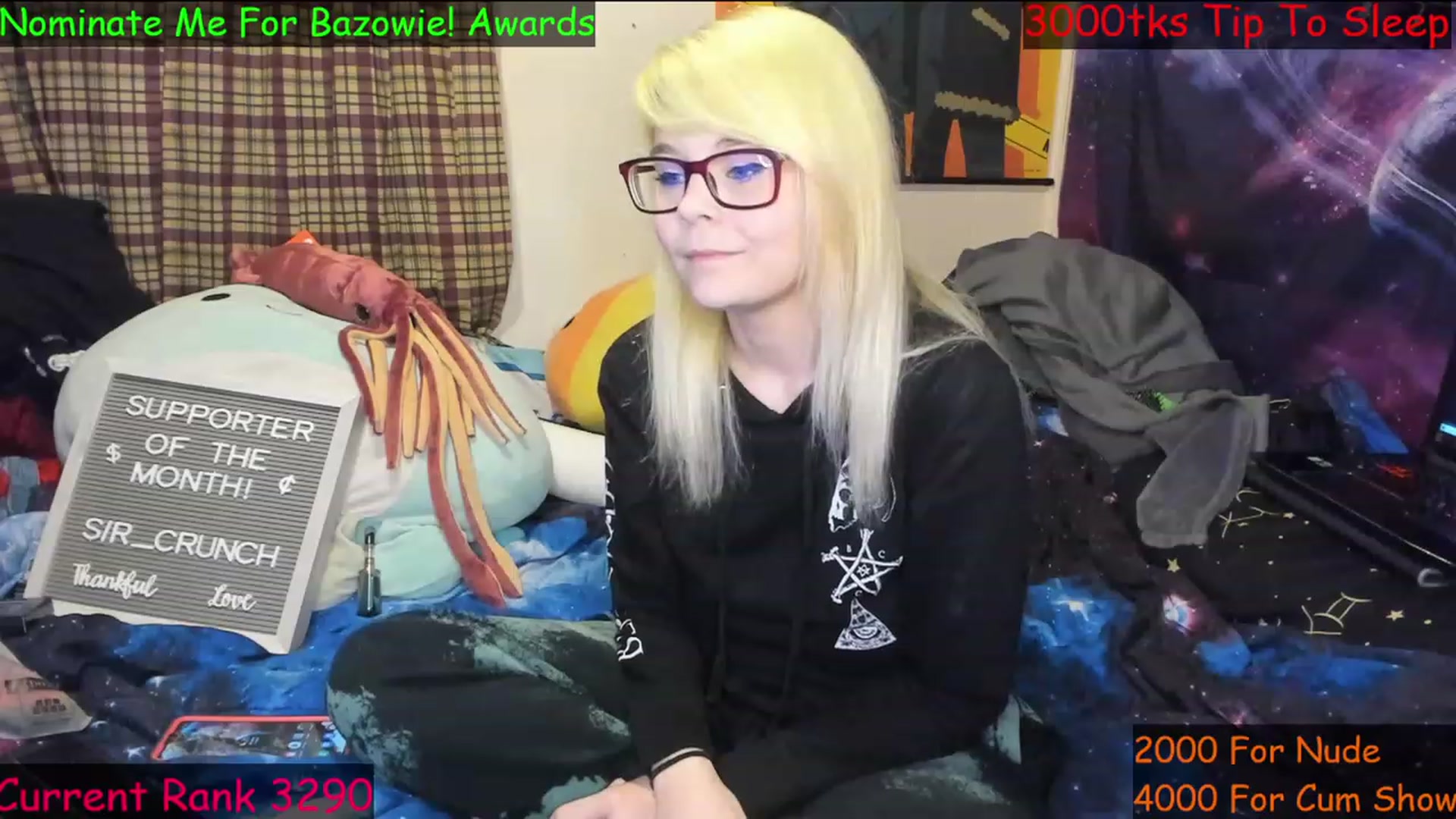 Gallery image thumbnail from NovaSquid's myfreecams stream on, 02/11/2023, 03:51 image 14 of 20