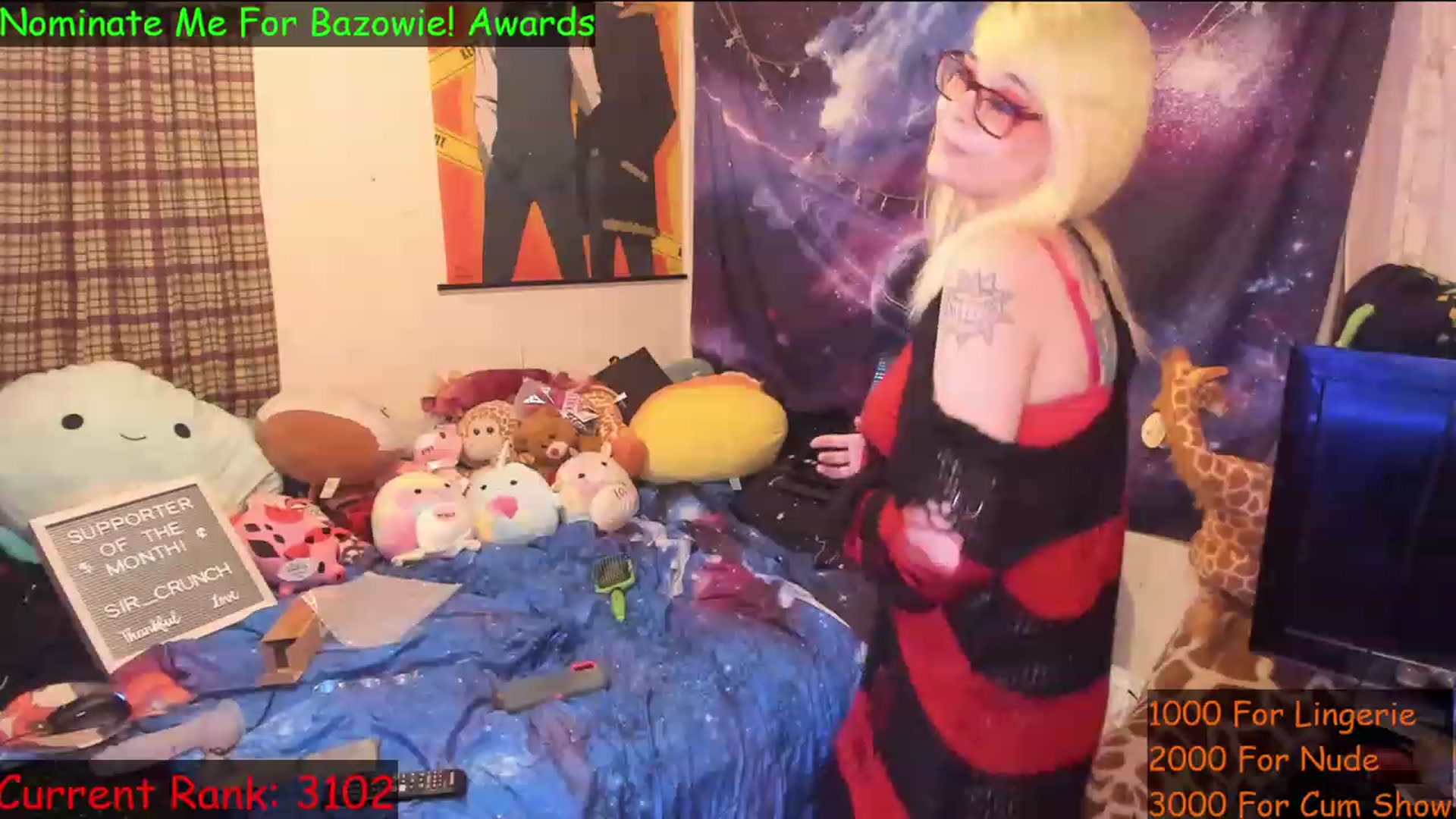 Gallery image thumbnail from NovaSquid's myfreecams stream on, 02/12/2023, 03:48 image 17 of 20