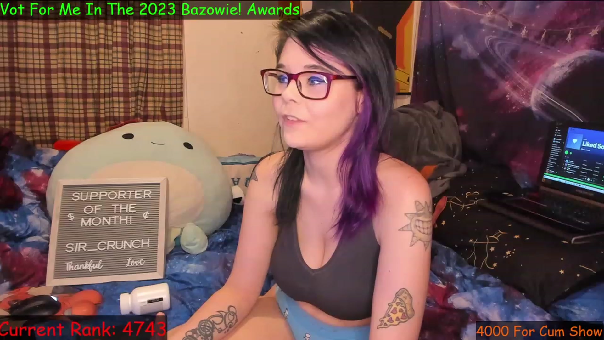 Gallery image thumbnail from NovaSquid's myfreecams stream on, 02/24/2023, 04:21 image 18 of 20