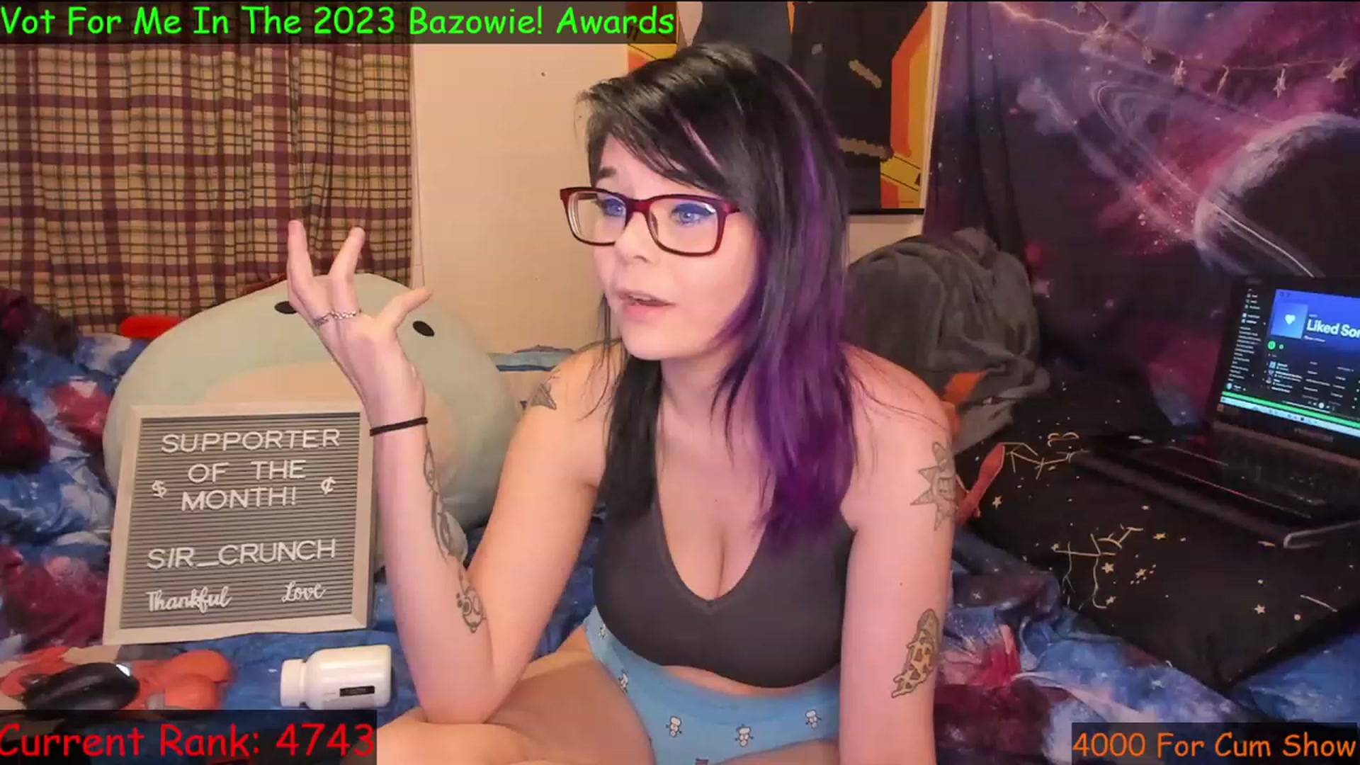 Gallery image thumbnail from NovaSquid's myfreecams stream on, 02/24/2023, 05:18 image 3 of 20