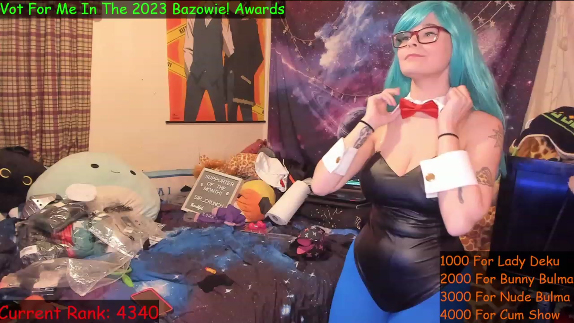 Gallery image thumbnail from NovaSquid's myfreecams stream on, 02/25/2023, 05:08 image 15 of 20
