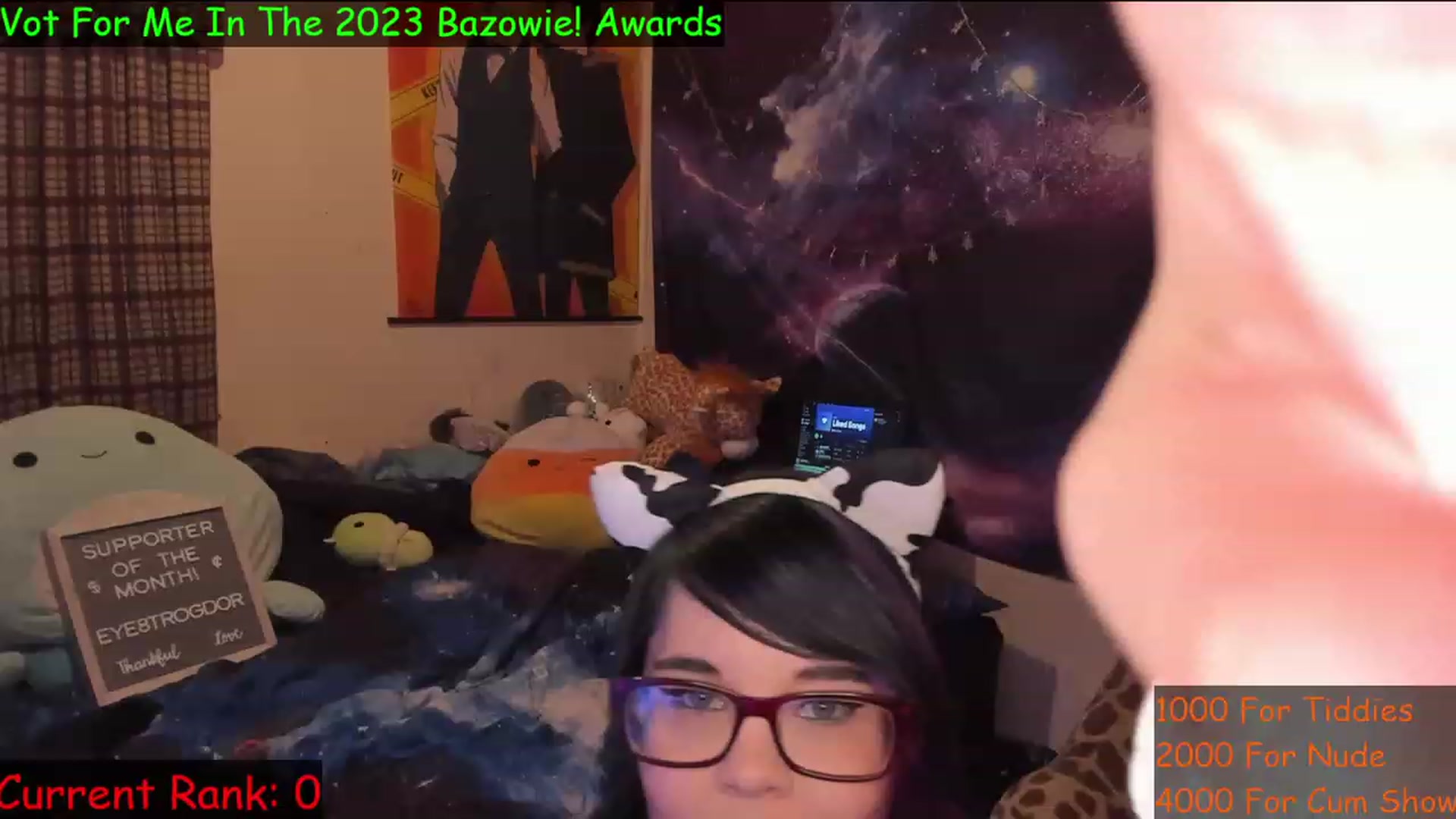 Gallery image thumbnail from NovaSquid's myfreecams stream on, 03/02/2023, 02:11 image 6 of 20