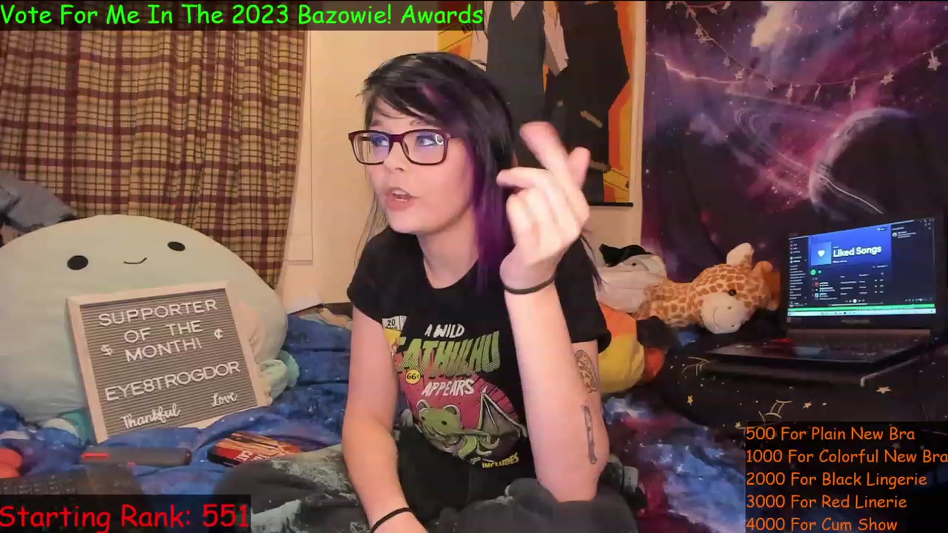 Gallery image thumbnail from NovaSquid's myfreecams stream on, 03/04/2023, 04:52 image 2 of 20