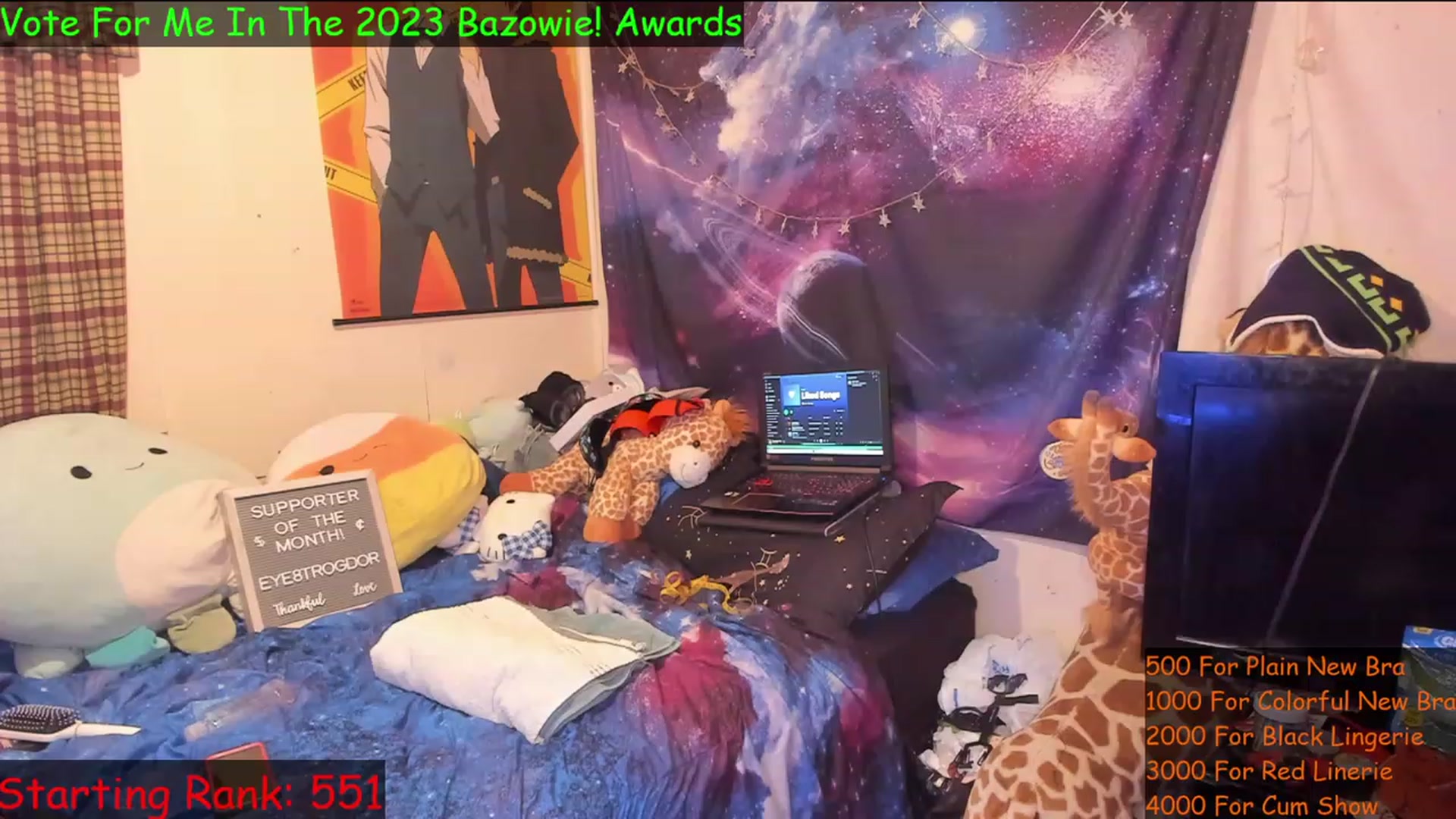 Gallery image thumbnail from NovaSquid's myfreecams stream on, 03/04/2023, 04:52 image 14 of 20