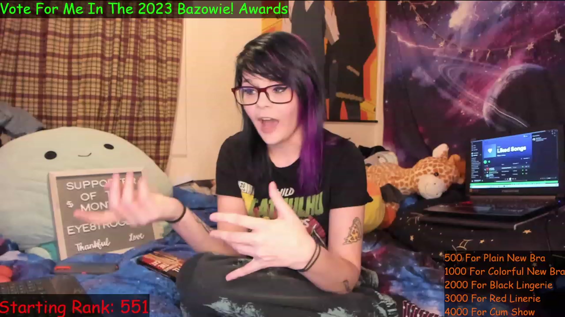 Gallery image thumbnail from NovaSquid's myfreecams stream on, 03/04/2023, 04:52 image 1 of 20