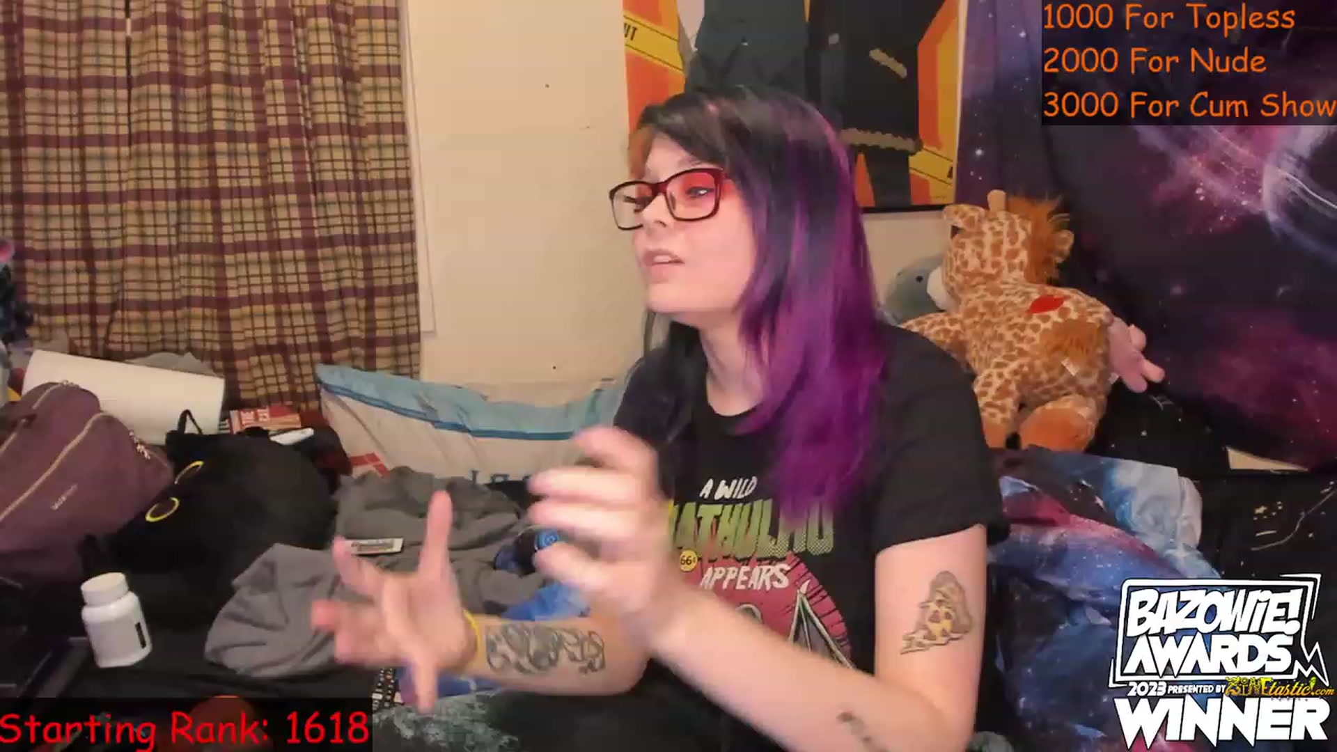 Gallery image thumbnail from NovaSquid's myfreecams stream on, 03/11/2023, 01:46 image 1 of 20