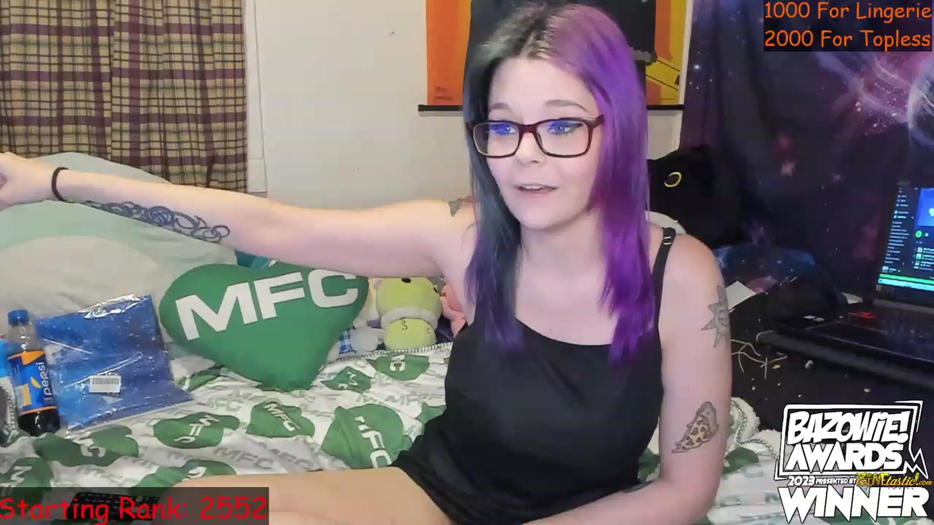 Gallery image thumbnail from NovaSquid's myfreecams stream on, 03/23/2023, 01:41 image 10 of 20