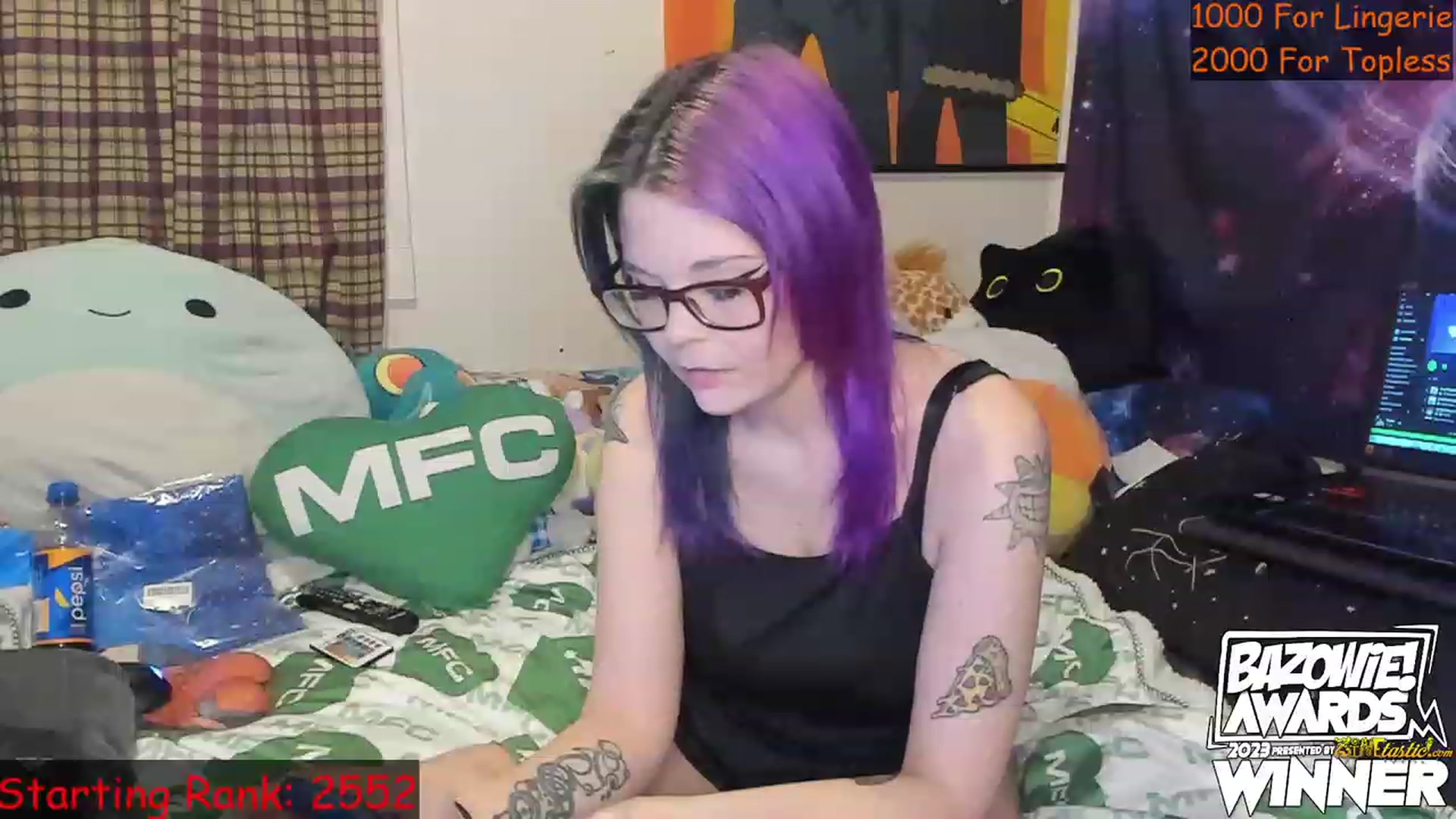 Gallery image thumbnail from NovaSquid's myfreecams stream on, 03/23/2023, 01:41 image 17 of 20