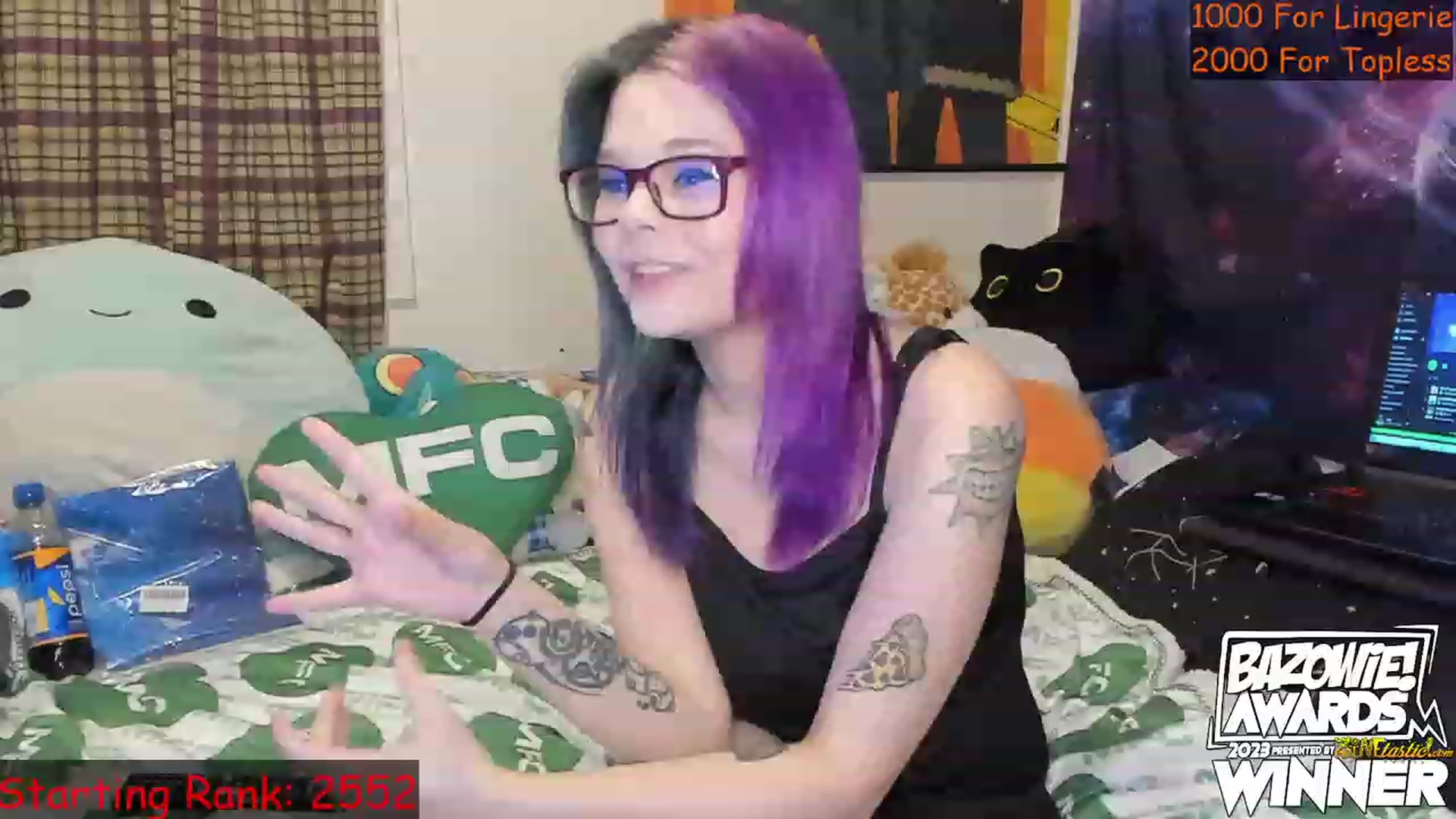 Gallery image thumbnail from NovaSquid's myfreecams stream on, 03/23/2023, 01:41 image 8 of 20