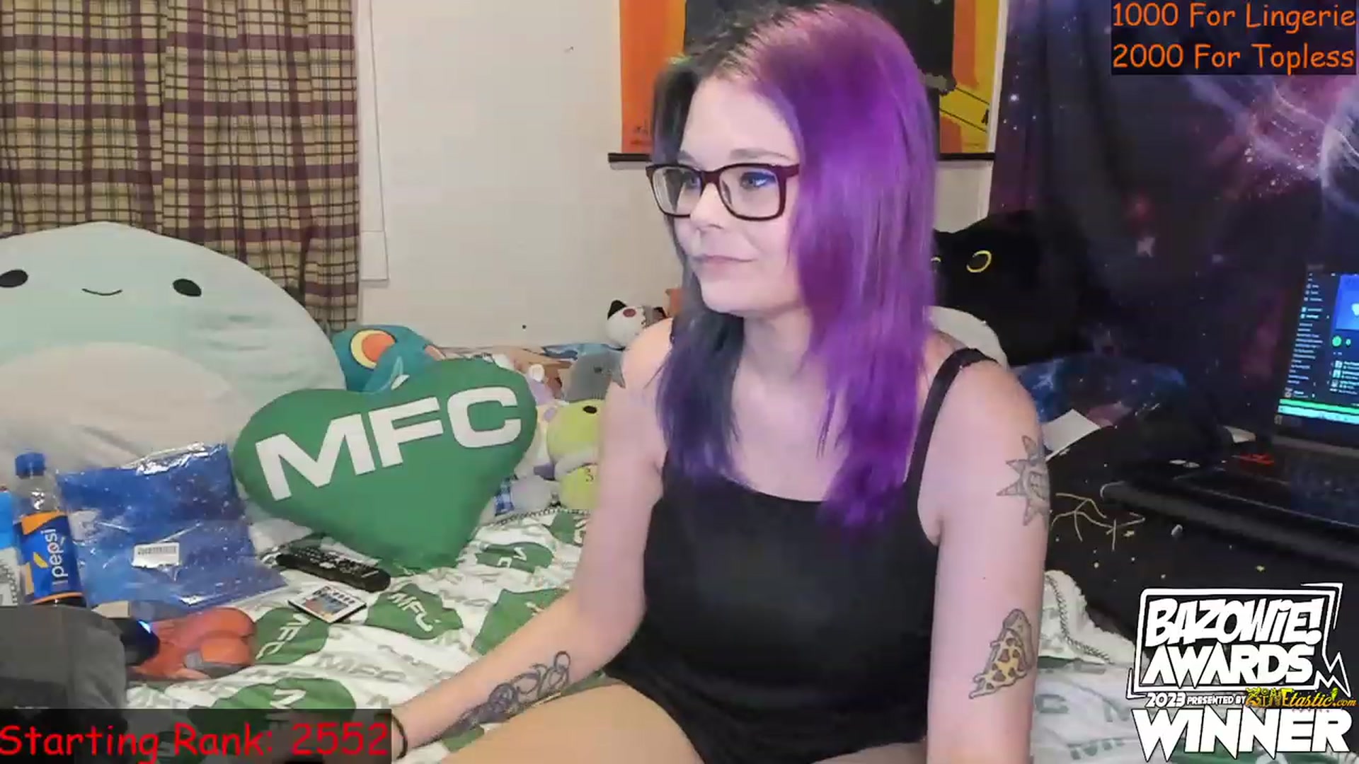 Gallery image thumbnail from NovaSquid's myfreecams stream on, 03/23/2023, 01:41 image 19 of 20