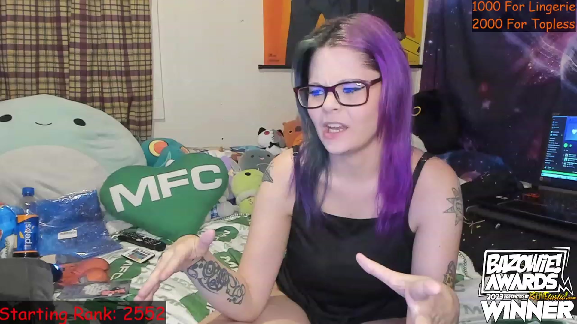 Gallery image thumbnail from NovaSquid's myfreecams stream on, 03/23/2023, 03:32 image 2 of 20
