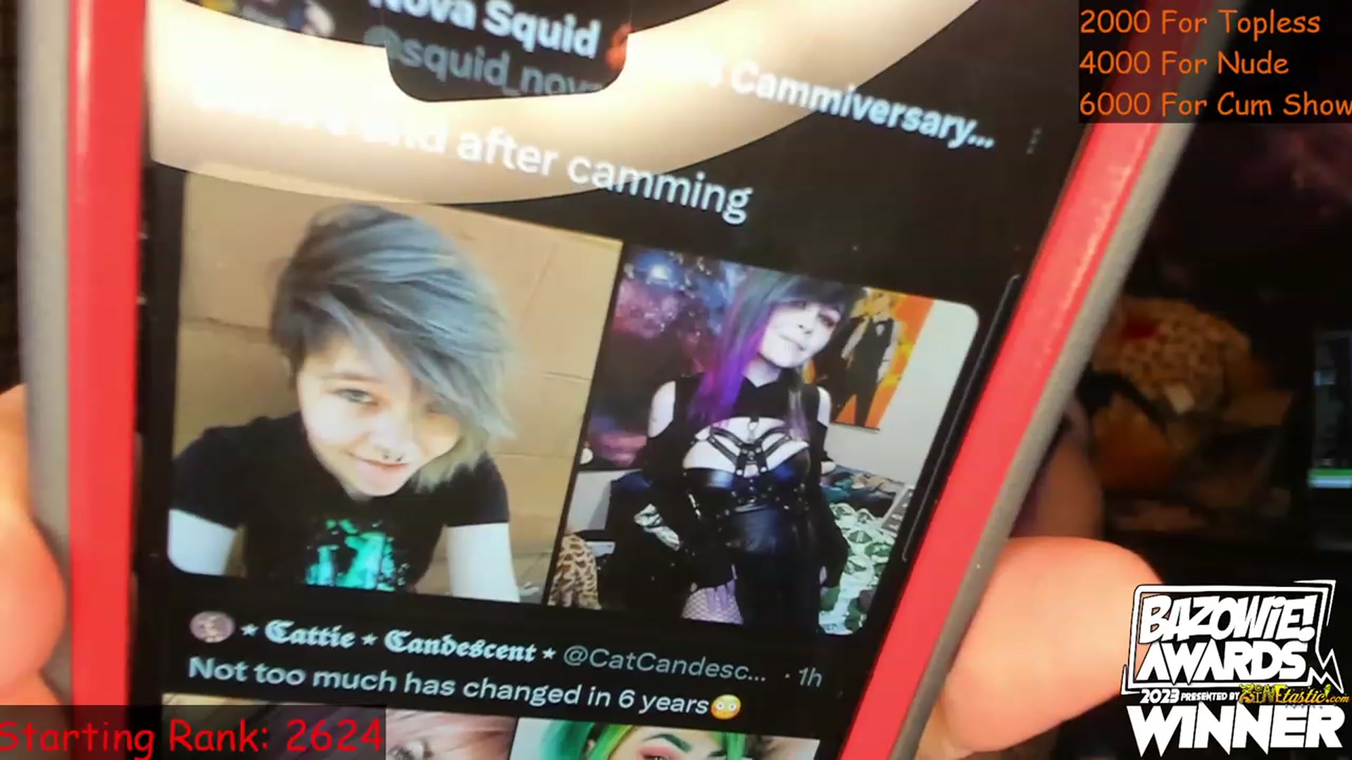Gallery image thumbnail from NovaSquid's myfreecams stream on, 03/29/2023, 04:31 image 18 of 20