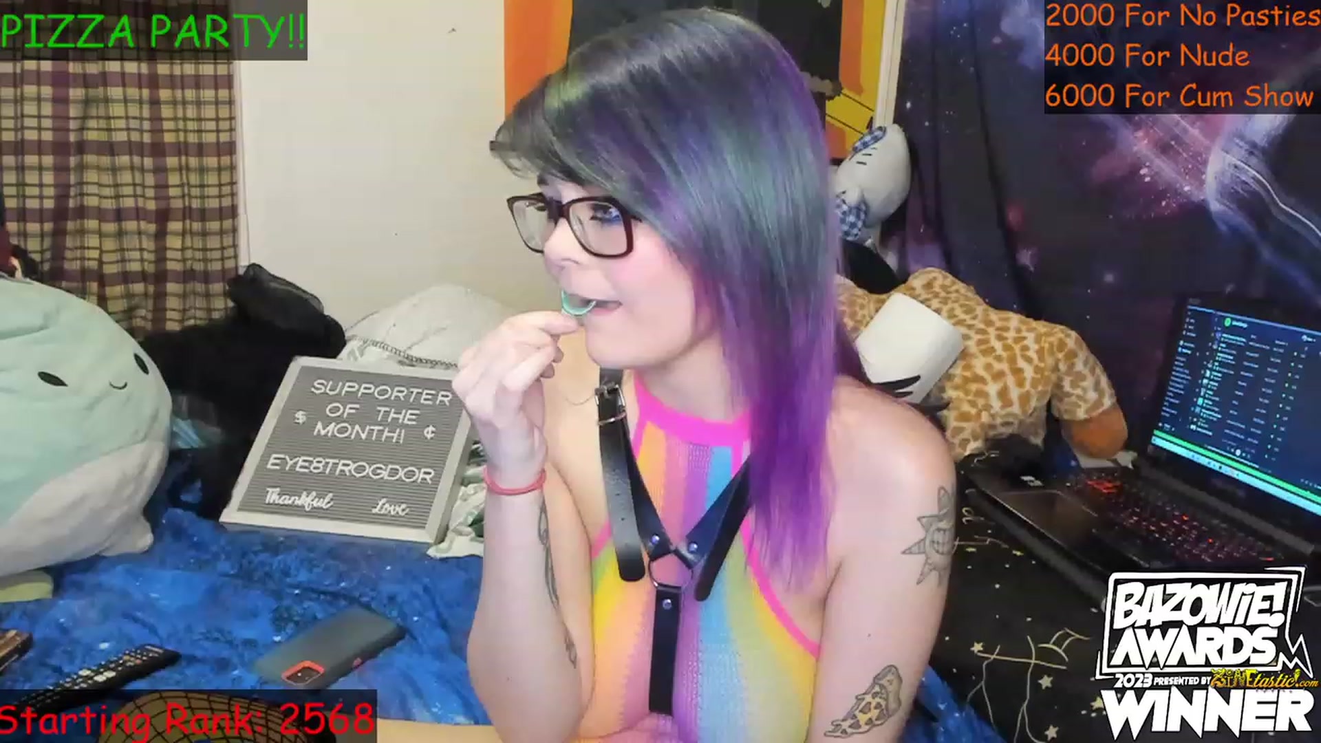 Gallery image thumbnail from NovaSquid's myfreecams stream on, 03/30/2023, 03:31 image 4 of 20