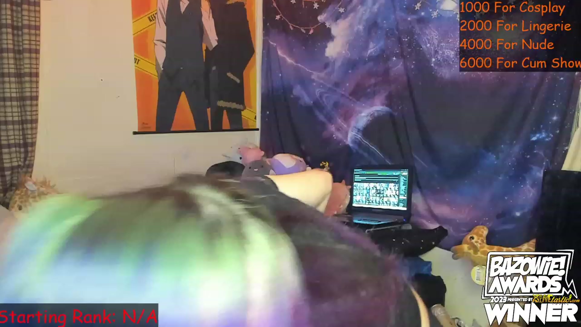 Gallery image thumbnail from NovaSquid's myfreecams stream on, 04/02/2023, 04:31 image 3 of 20