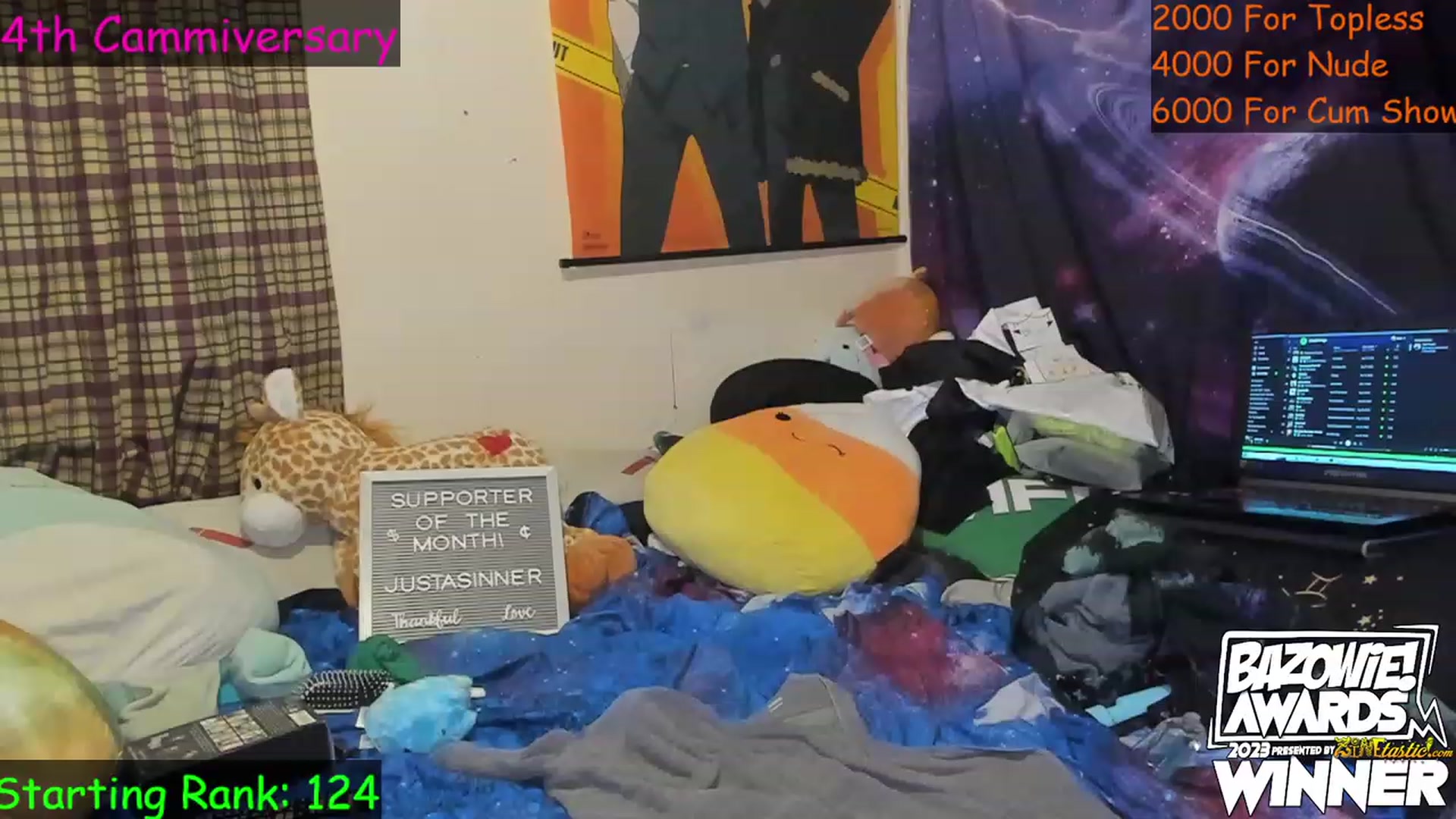 Gallery image thumbnail from NovaSquid's myfreecams stream on, 04/07/2023, 04:35 image 1 of 20