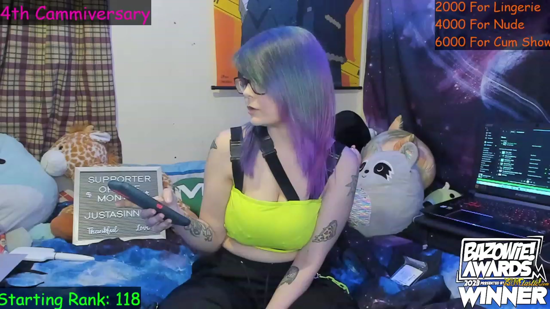 Gallery image thumbnail from NovaSquid's myfreecams stream on, 04/09/2023, 02:40 image 7 of 20