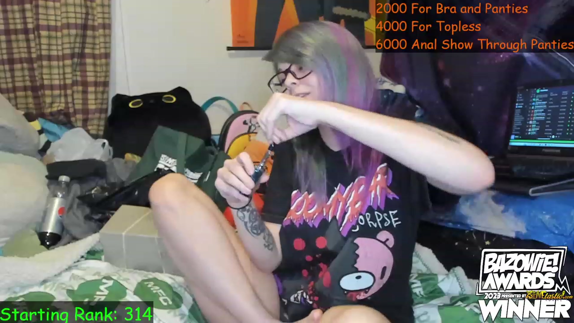 Gallery image thumbnail from NovaSquid's myfreecams stream on, 04/21/2023, 02:37 image 12 of 20