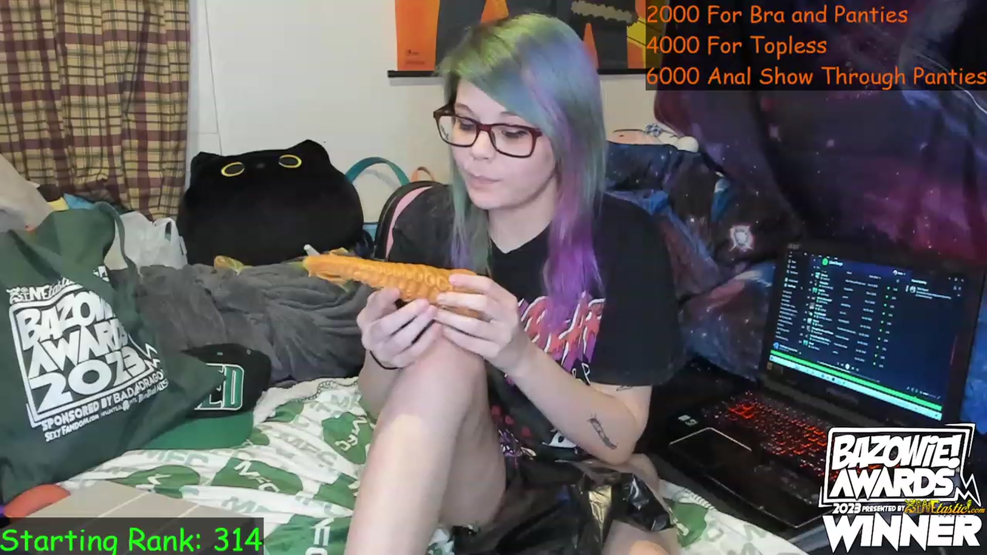 Gallery image thumbnail from NovaSquid's myfreecams stream on, 04/21/2023, 02:37 image 5 of 20