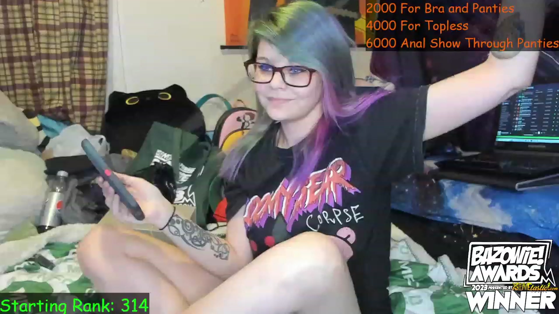 Gallery image thumbnail from NovaSquid's myfreecams stream on, 04/21/2023, 02:37 image 10 of 20