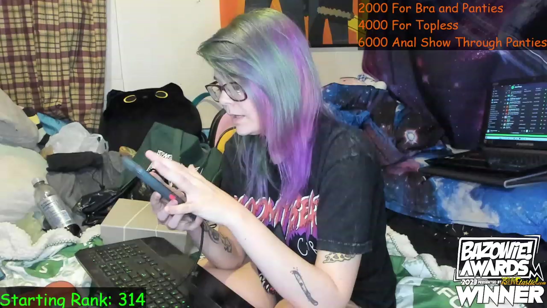 Gallery image thumbnail from NovaSquid's myfreecams stream on, 04/21/2023, 02:37 image 19 of 20