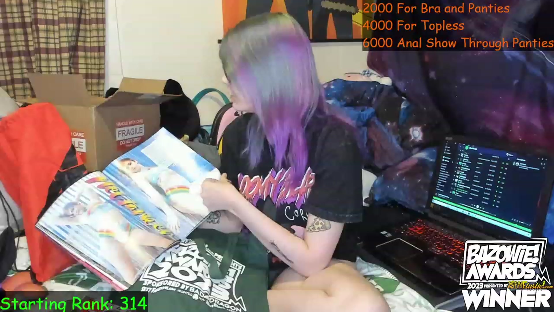 Gallery image thumbnail from NovaSquid's myfreecams stream on, 04/21/2023, 02:37 image 4 of 20