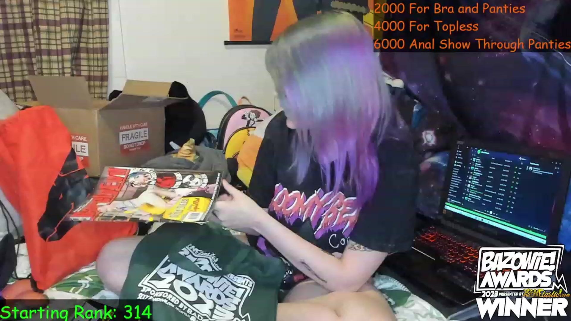 Gallery image thumbnail from NovaSquid's myfreecams stream on, 04/21/2023, 02:37 image 3 of 20