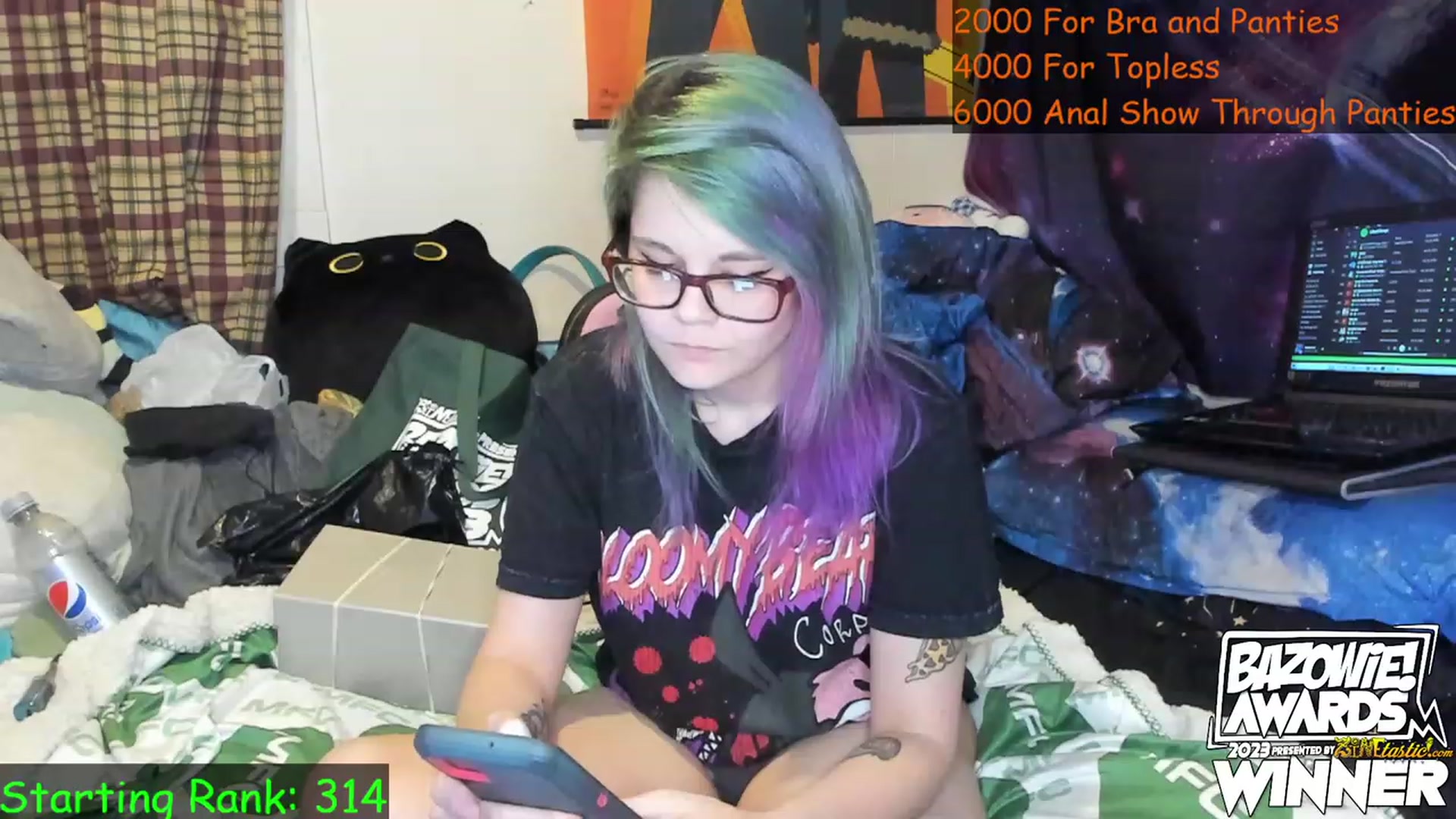 Gallery image thumbnail from NovaSquid's myfreecams stream on, 04/21/2023, 02:37 image 16 of 20