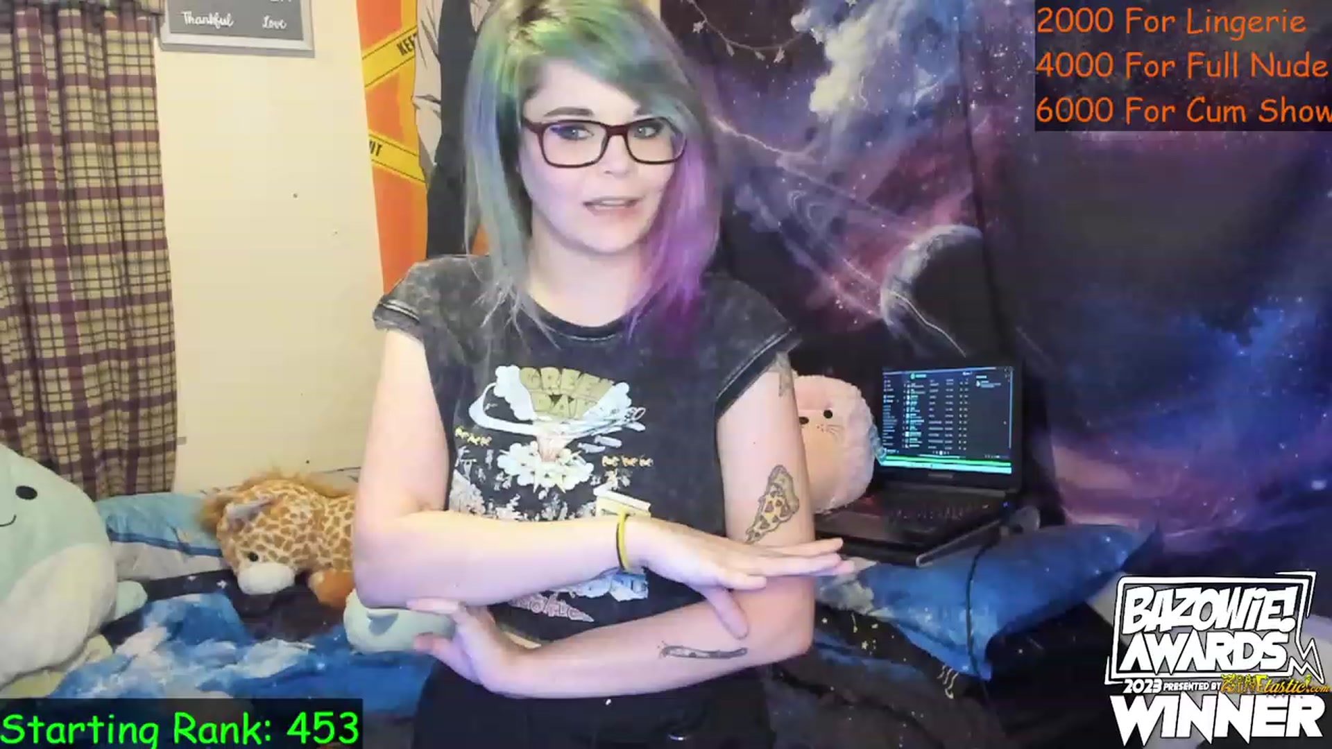 Gallery image thumbnail from NovaSquid's myfreecams stream on, 04/27/2023, 03:02 image 8 of 20